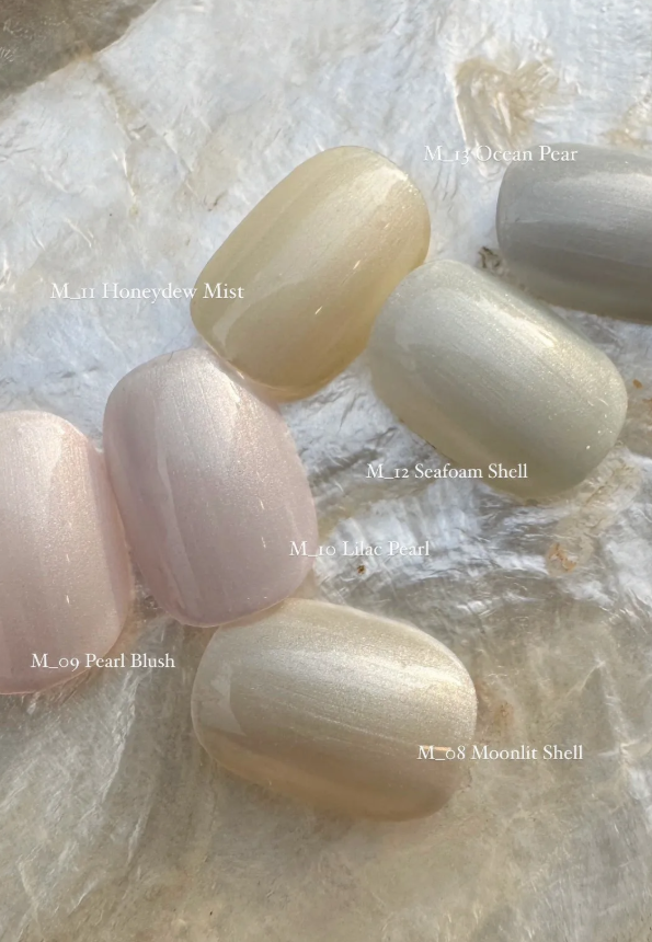 HOHONAIL｜珍珠貝殼六色組合(M008-M013)