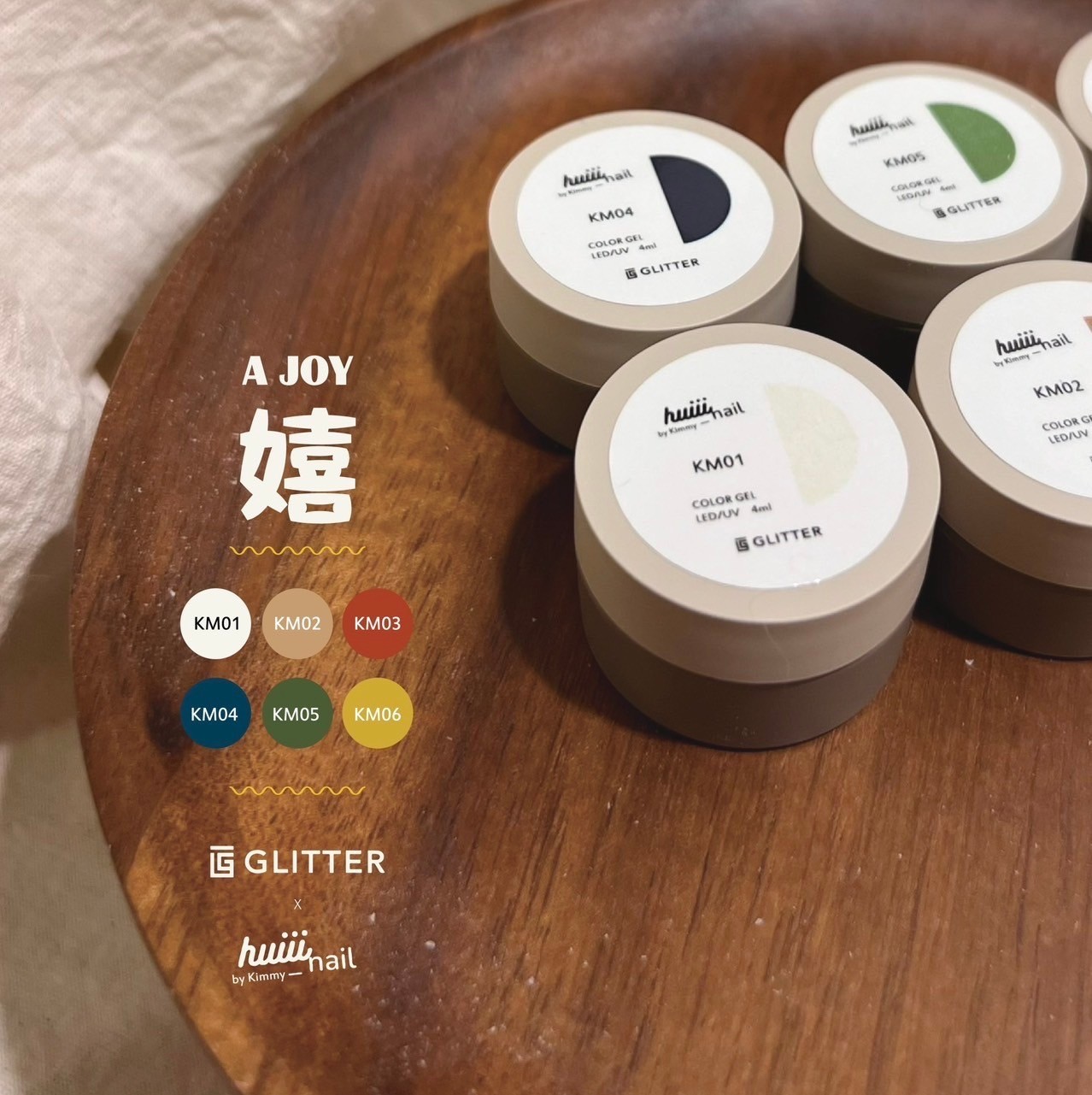 格麗特｜Kimmy聯名《嬉A JOY》彩繪膠（KM01-KM06）