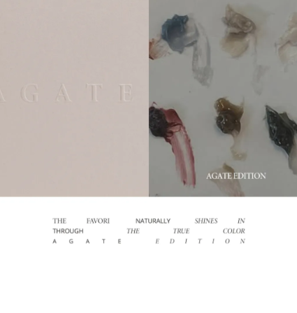 THE FAVORI｜THE FAVORI x SU SATOKO AGATE Candle凝膠 ver2.