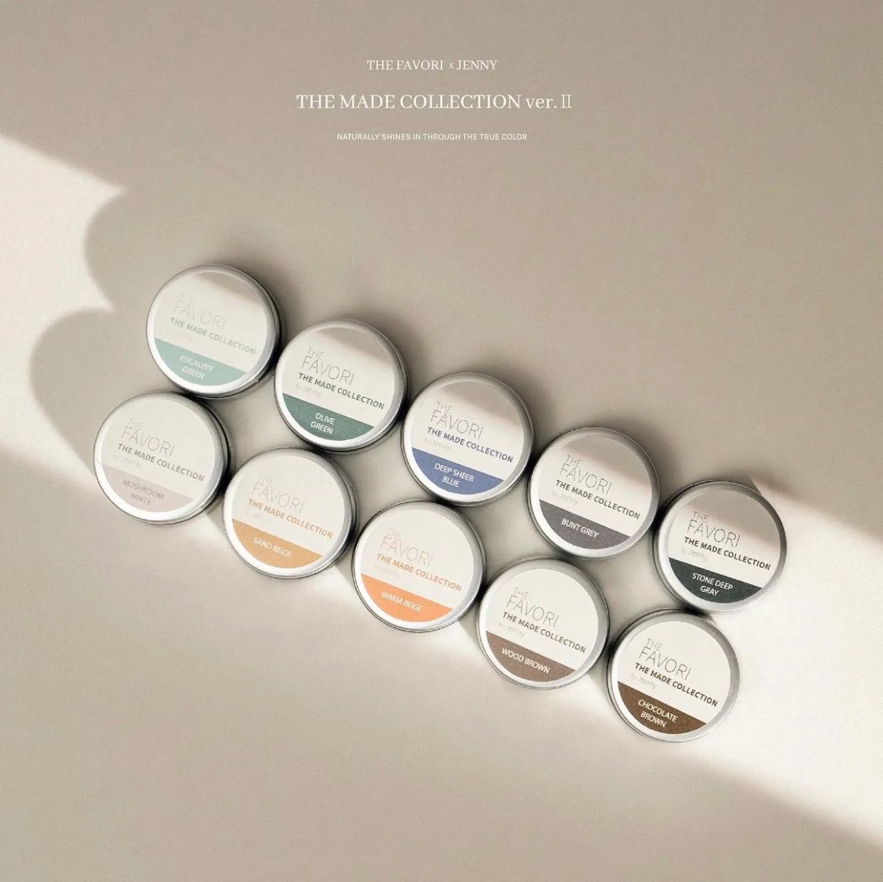 THE FAVORI｜油畫凝膠-JENNY聯名 Made ver2. 10色