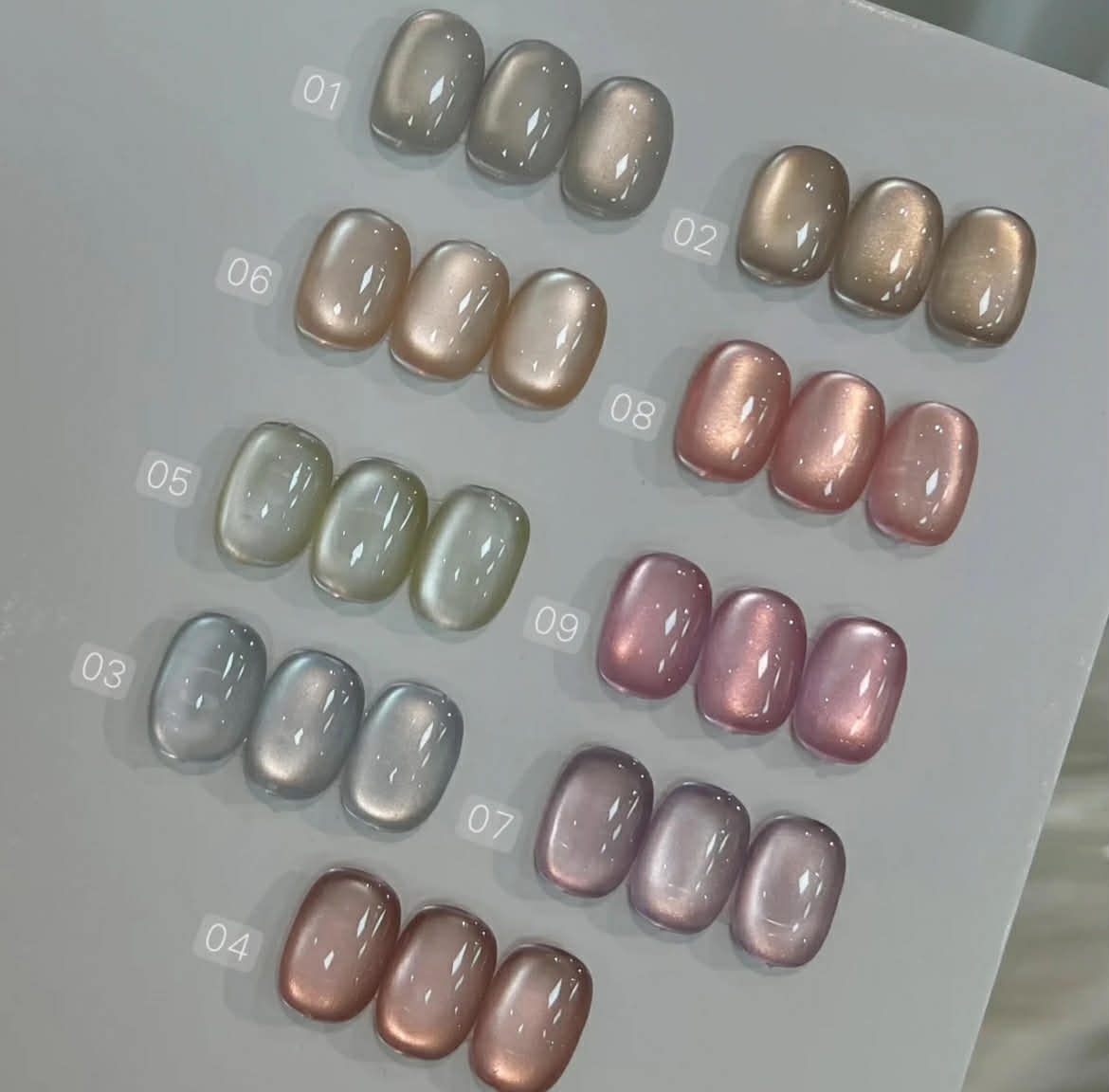 Suuseegel束色｜雪花頌玻璃珠貓眼9色