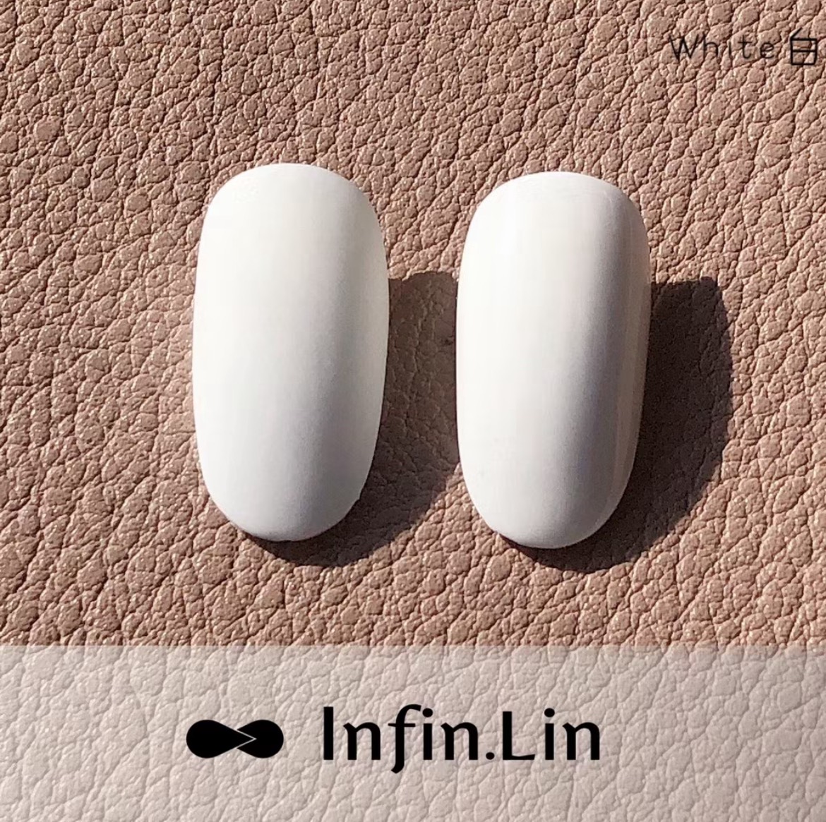 infin.Lin｜彩色甲油膠-基礎五色（黑/白/紅/牛乳/乳白）