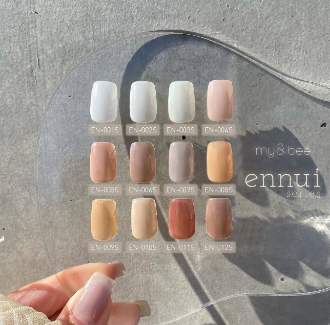 my&bee｜半透系彩膠2.5g（EN-001S~EN-012S）