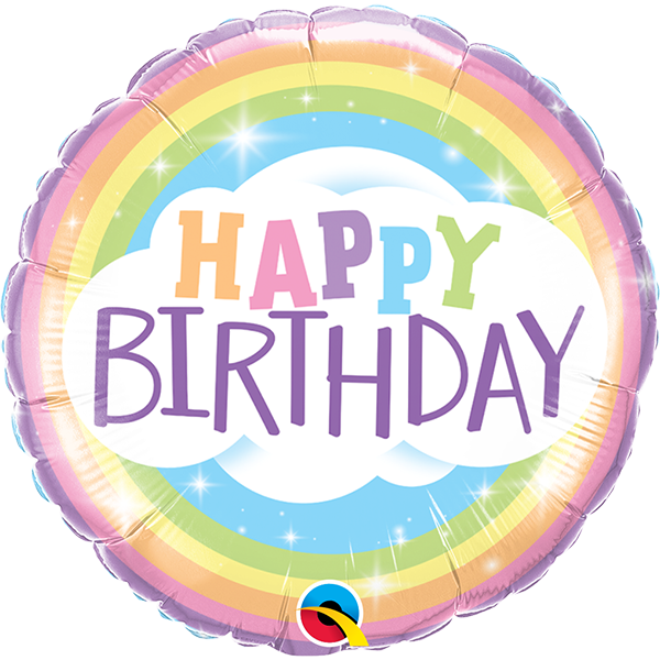 18吋 來自彩虹的生日祝福