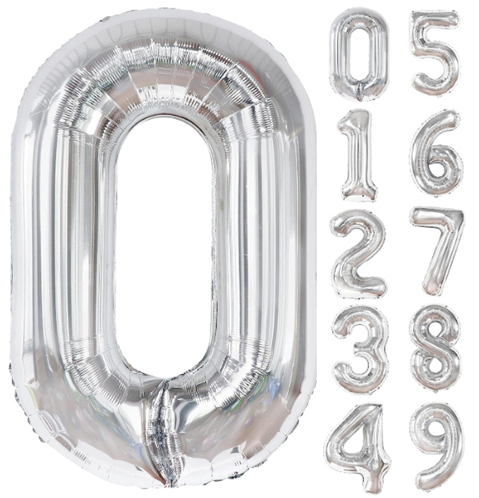 40吋 大銀色數字 40吋 大銀色數字