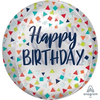 立體球 繽紛緞帶的生日祝福