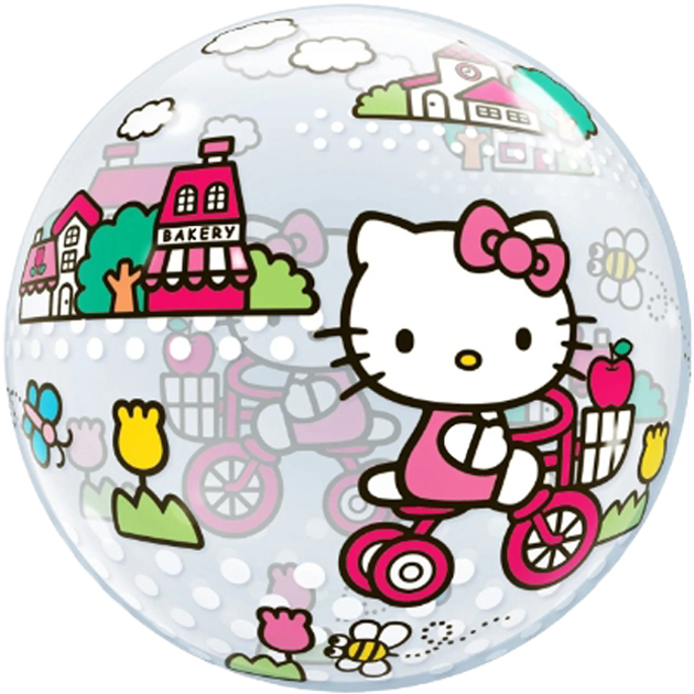 泡泡球  KITTY騎車車