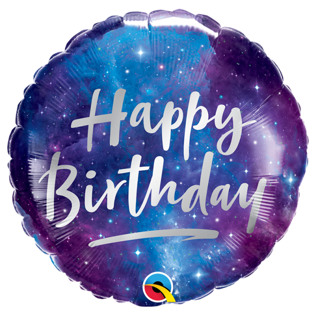 18吋 藍色宇宙的生日祝福