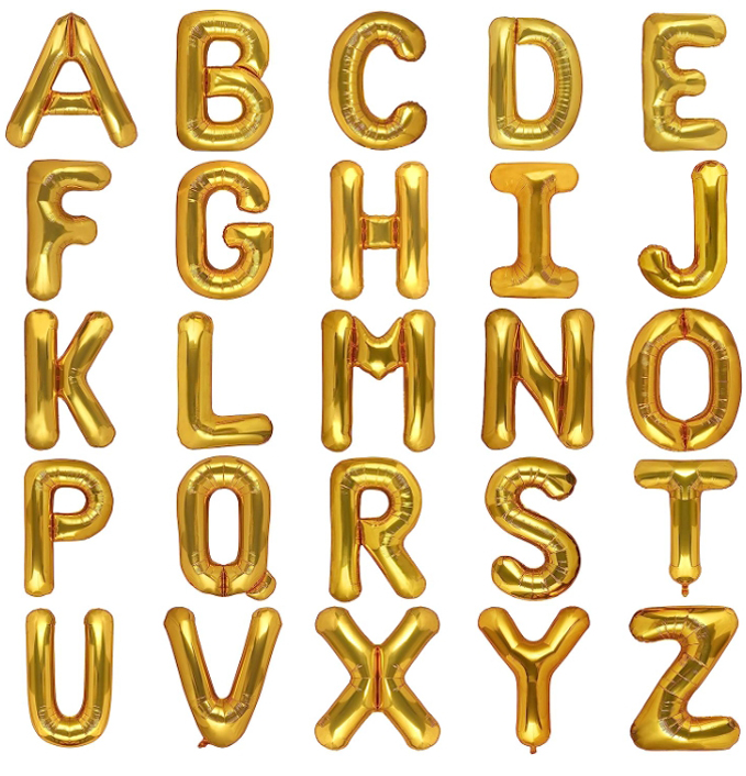 40吋 大金色字母 40吋 大金色字母