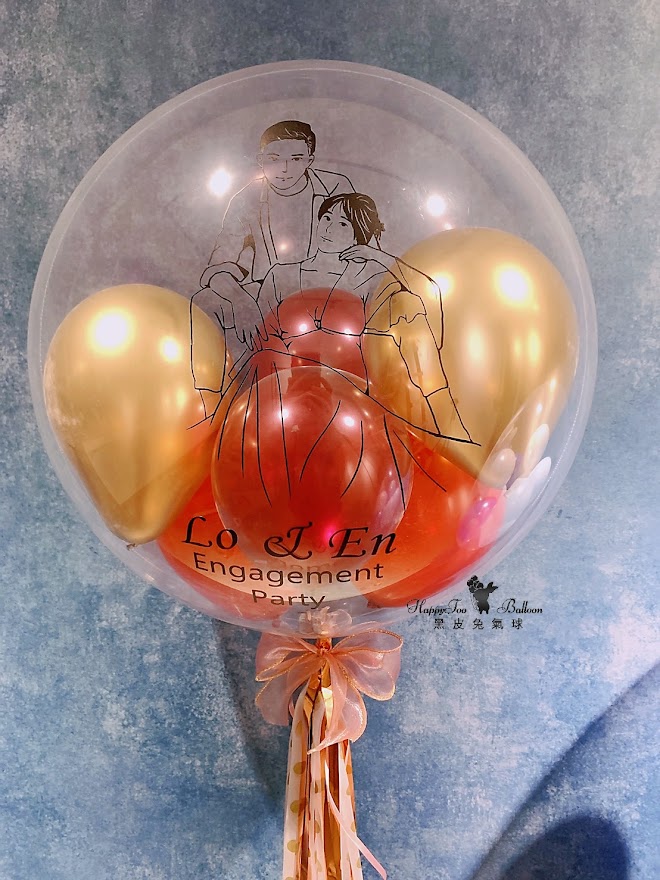 ☺《客製化似顏繪泡泡球中球》☺9