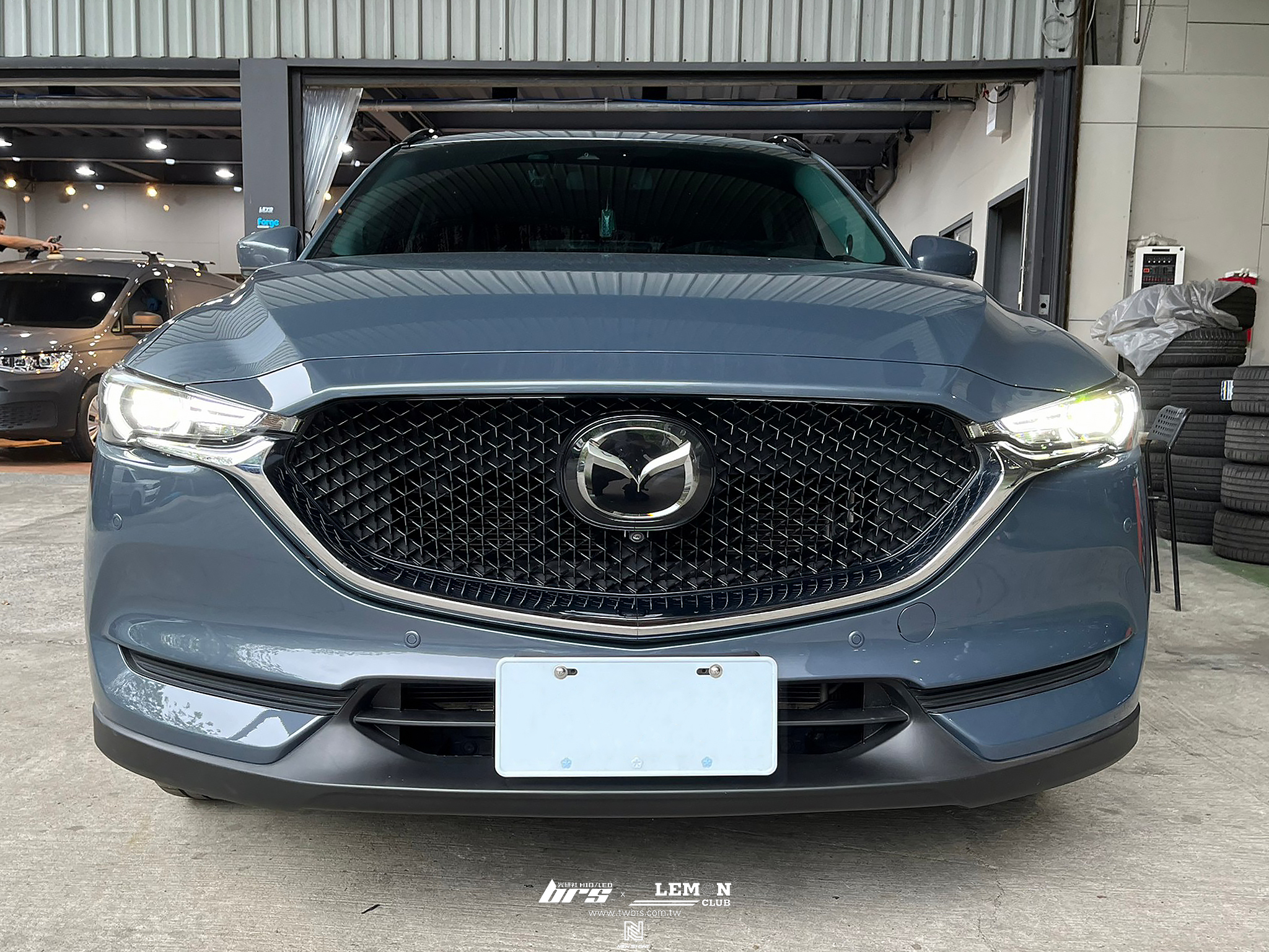 Mazda CX5 安裝 原廠前保桿+前保桿飾條