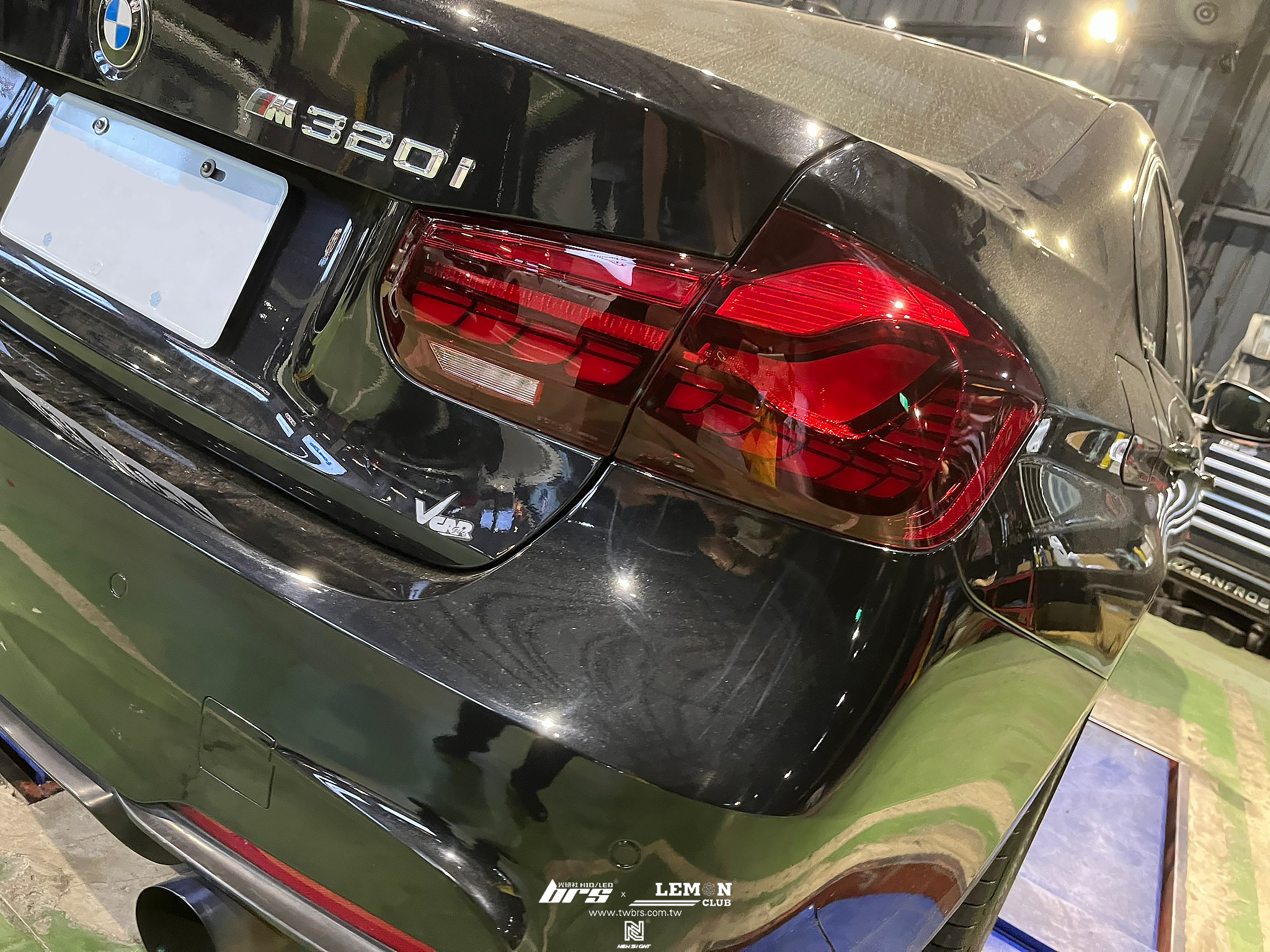 BMW F10 安裝 龍鱗尾燈