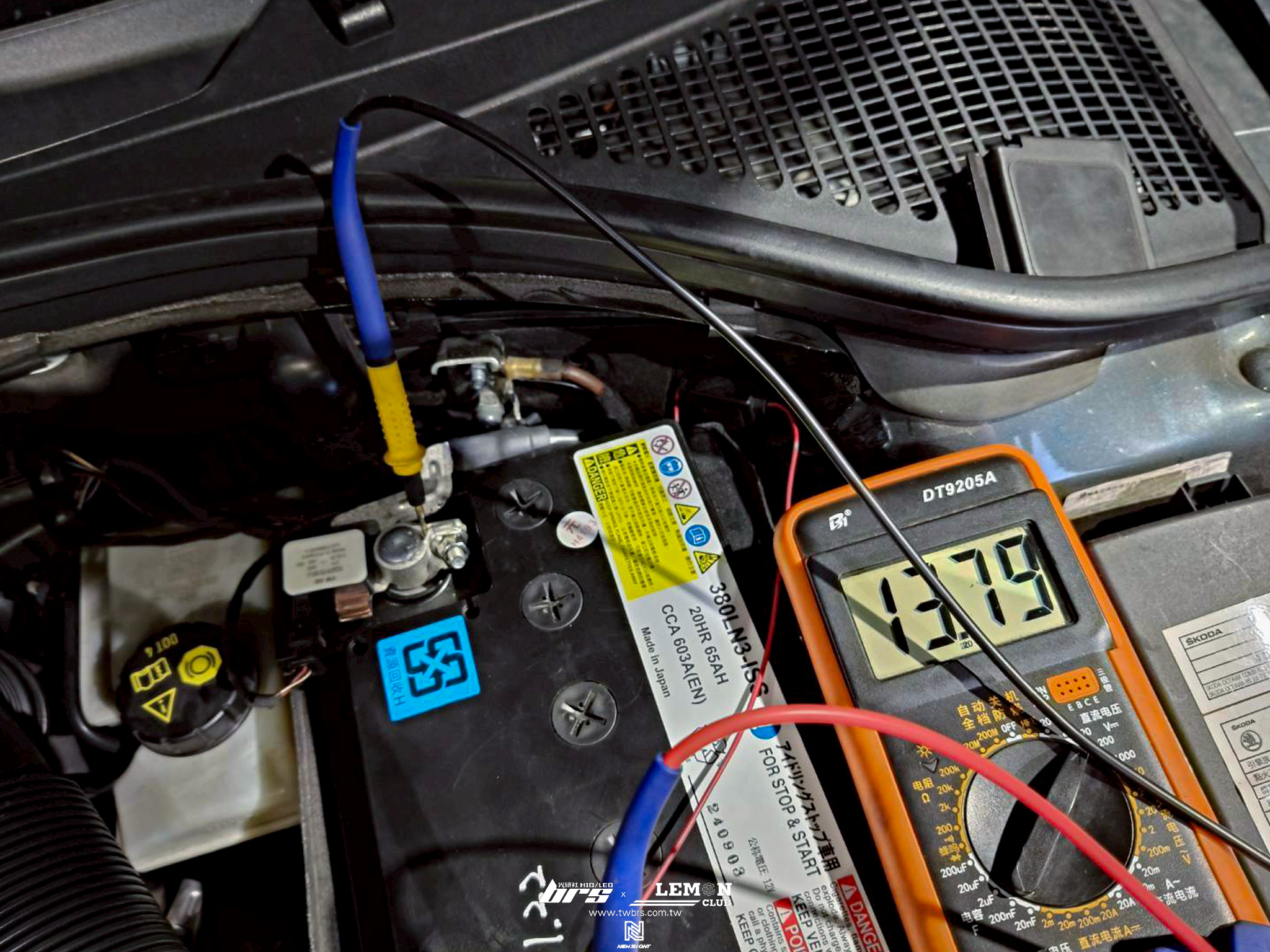 Skoda Octavia 保養 負極電瓶線更換