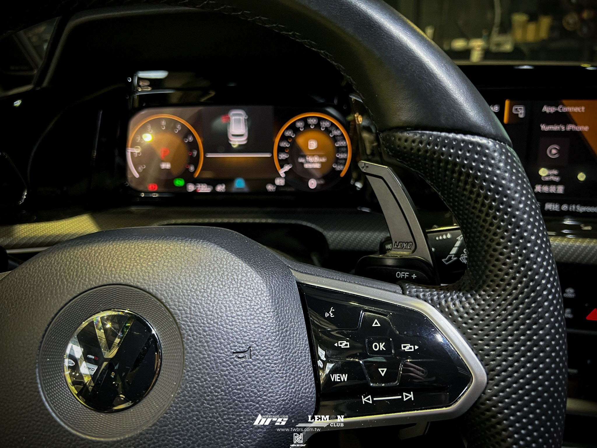 Volkswagen Golf 8 安裝 Leyo換檔撥片