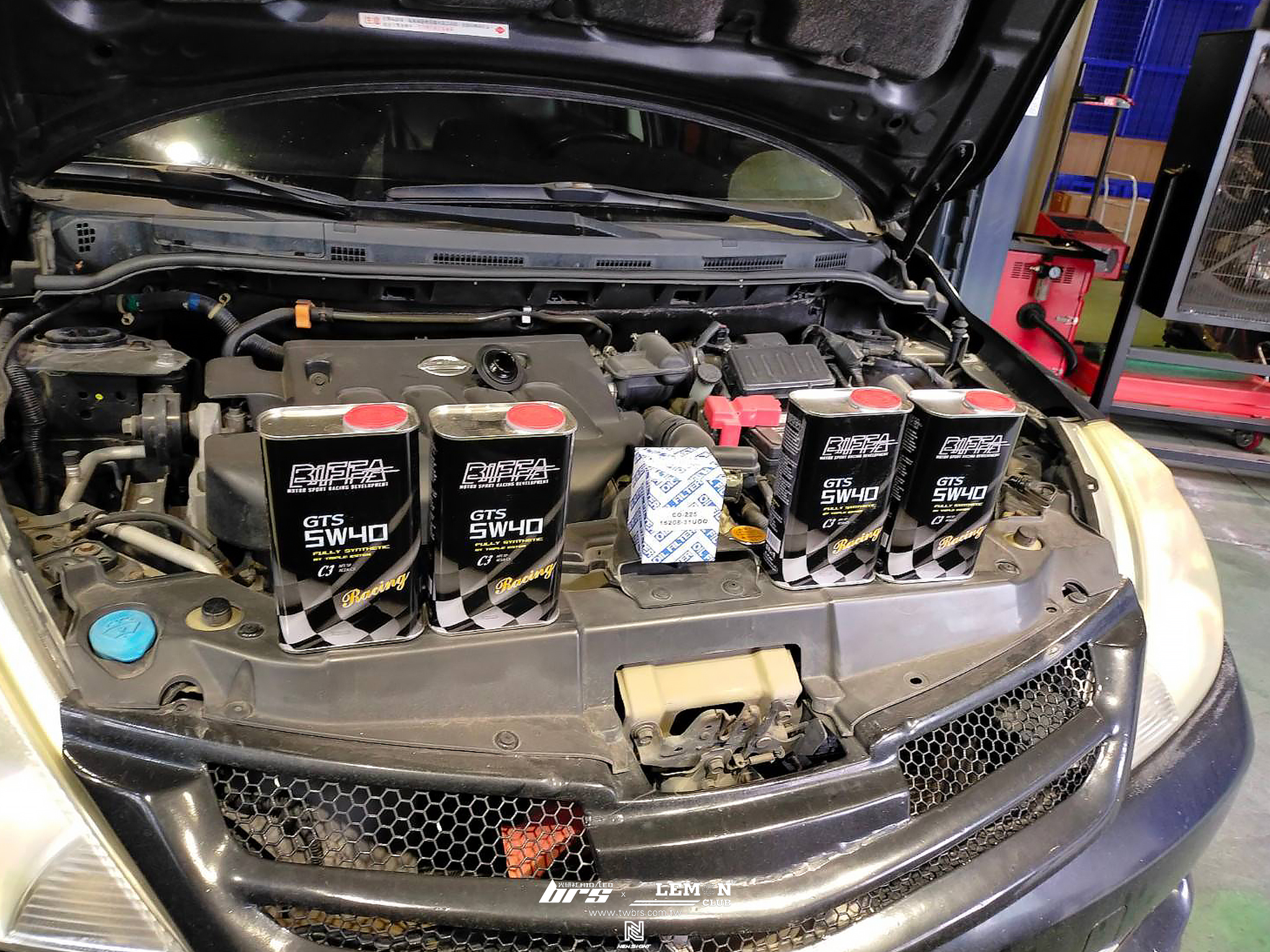 Nissan Tiida 保養 Biffa機油5W40+變速箱油更換+變速箱冷卻器