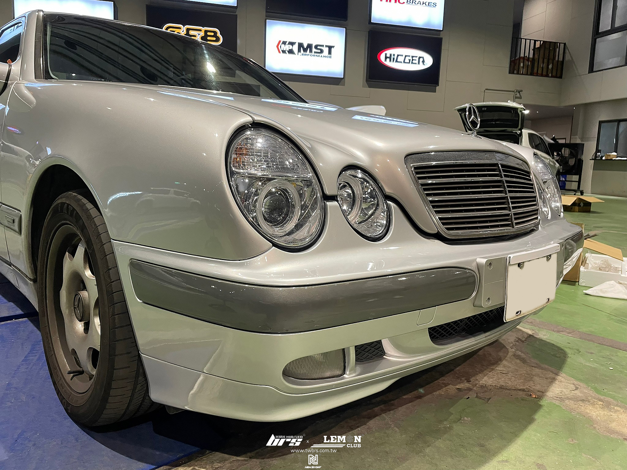 Benz W210 安裝 前保桿