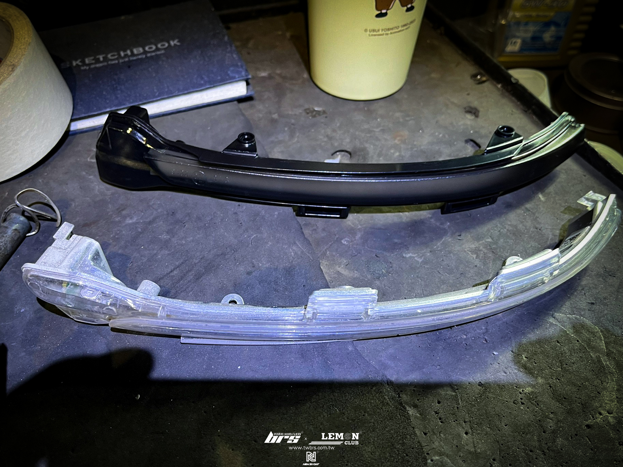 Volkswagen Golf 7.5 安裝 後視鏡流水方向燈