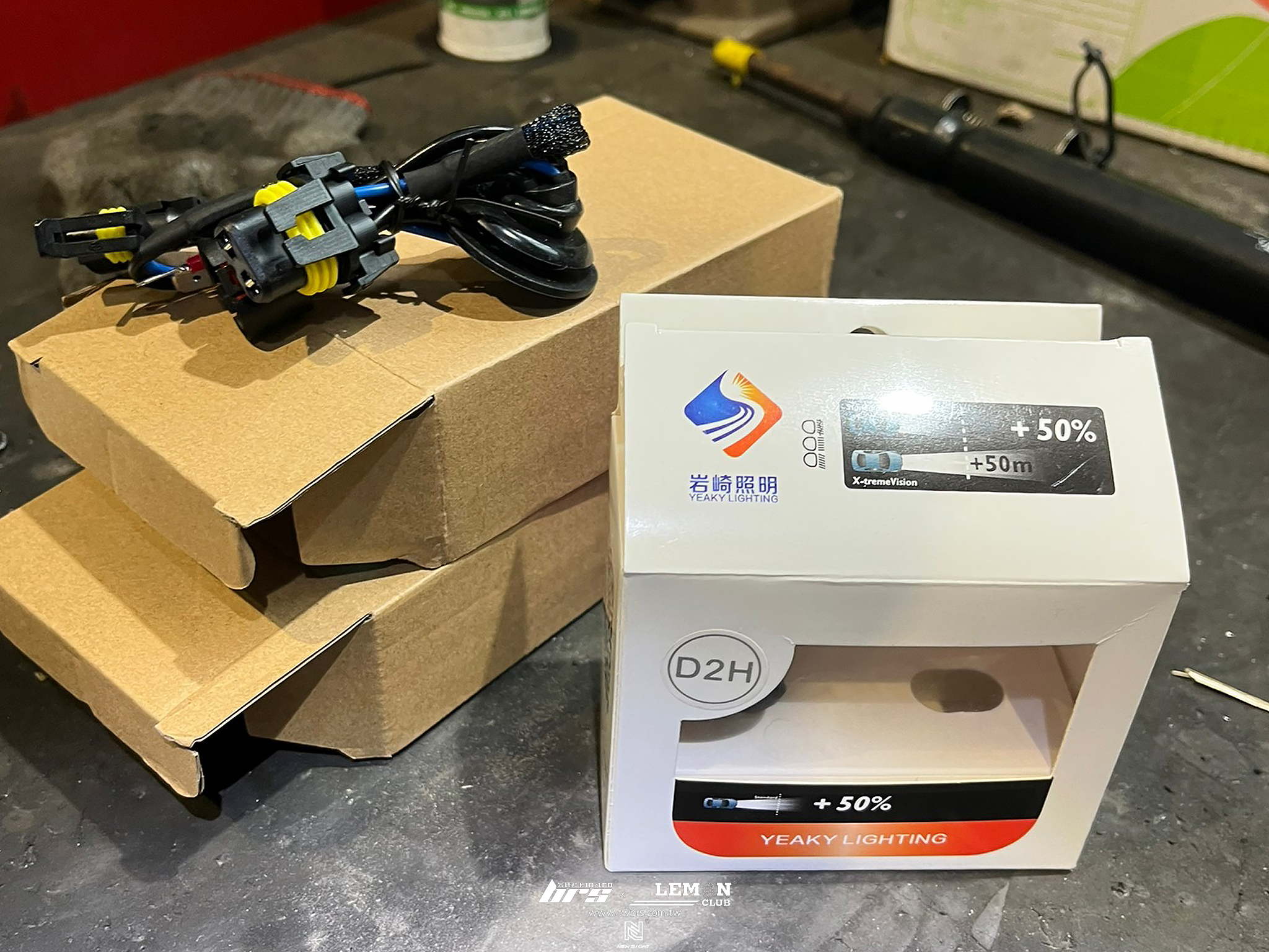 Honda Fit 安裝 岩崎大燈35W 5500K HID