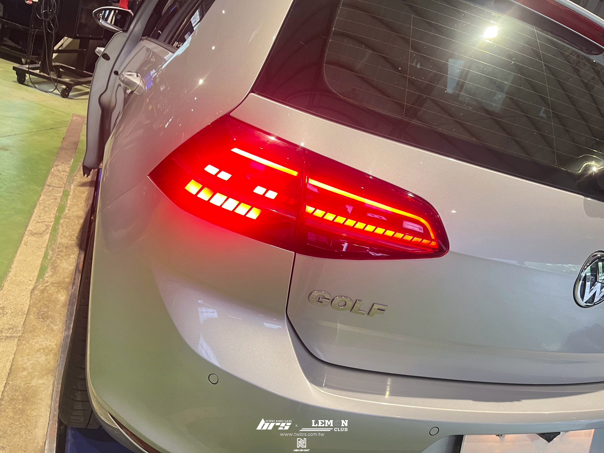 Volkswagen Golf 7 安裝 7改7.5LED流水方向尾燈