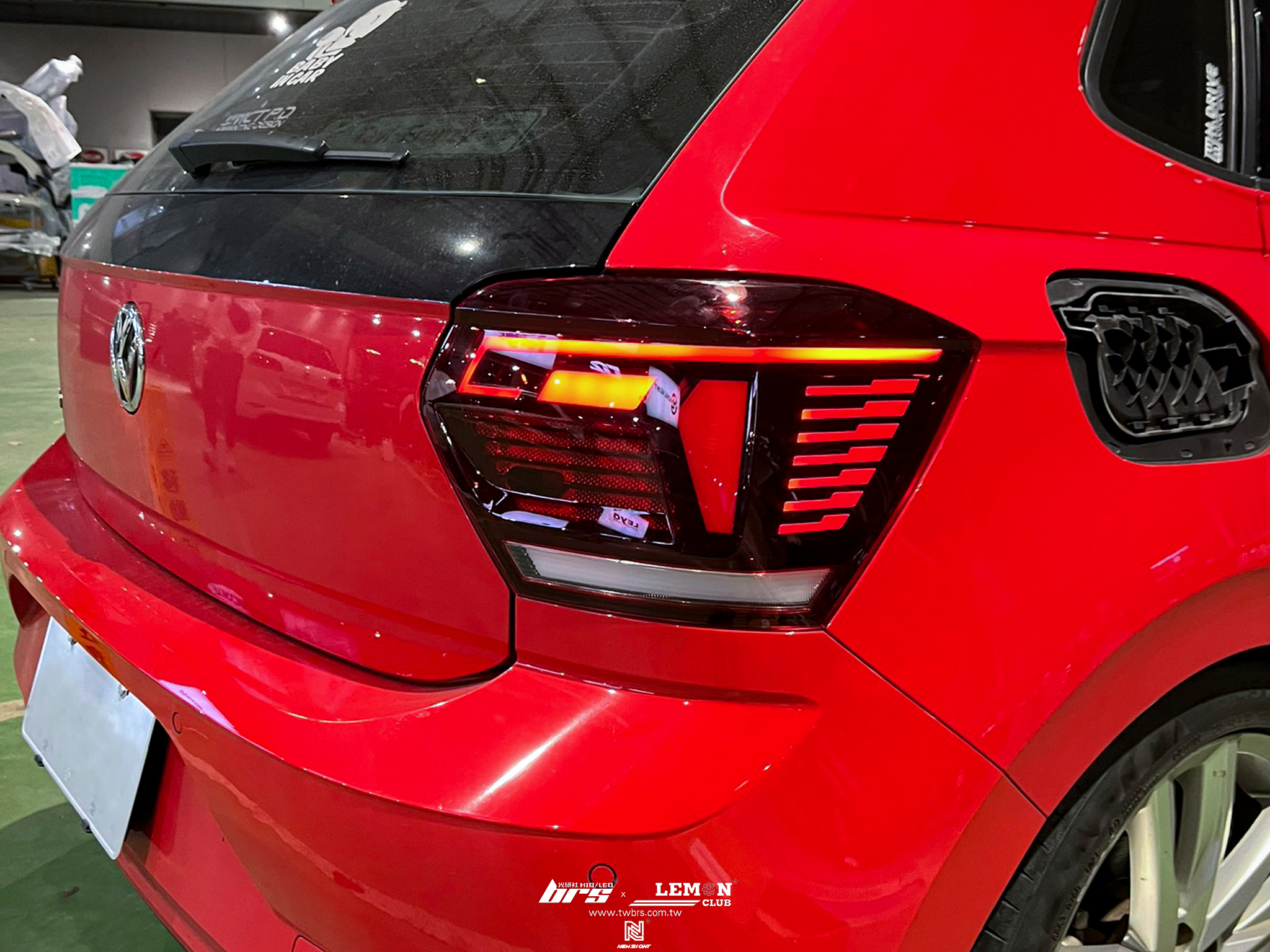 Volkswagen Polo 安裝 LED流水尾燈