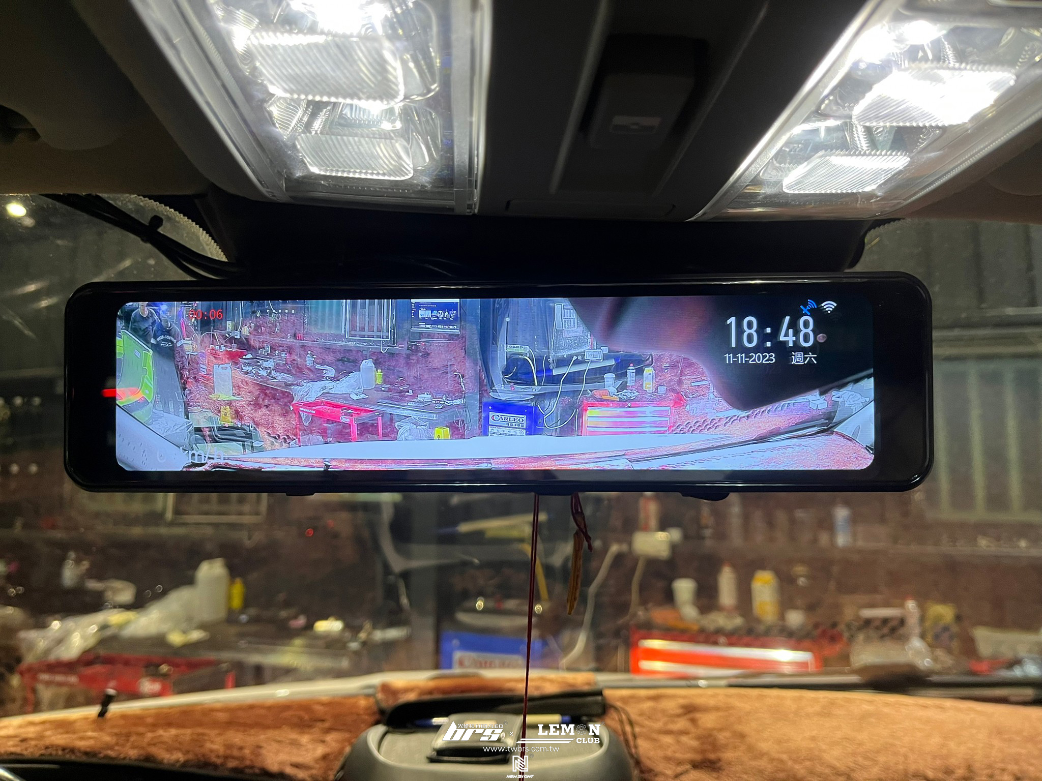 Luxgen U7 安裝 電子後視鏡行車紀錄器