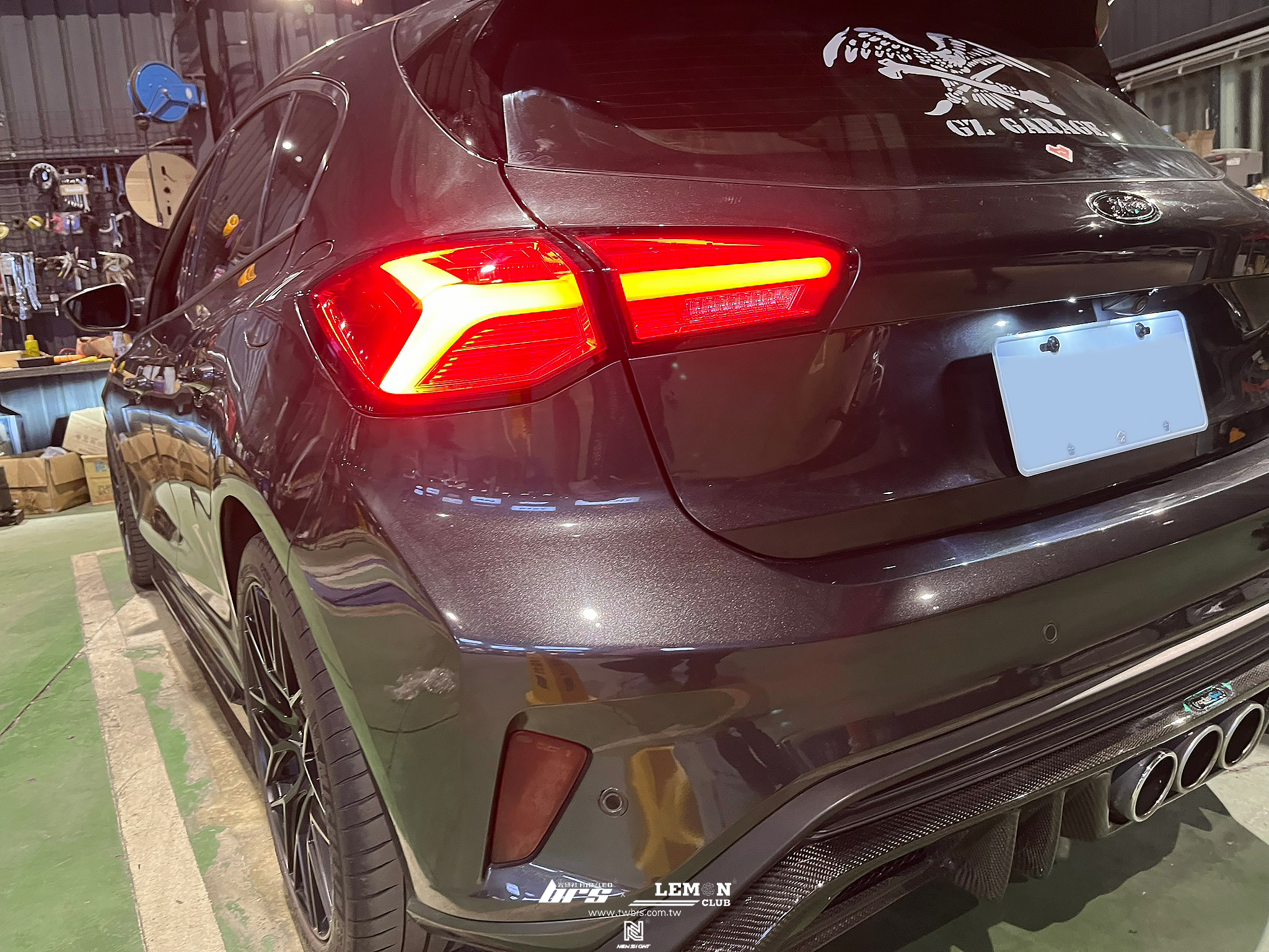 Ford Focus MK4 安裝 紅殼LED尾燈