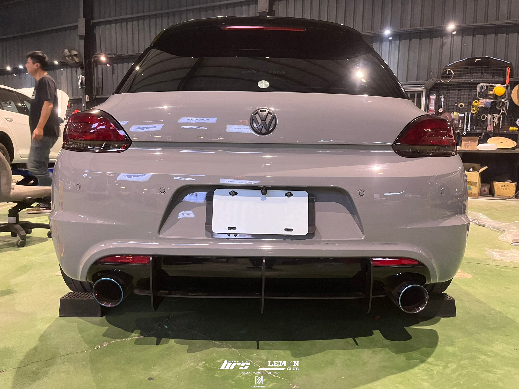 Volkswagen Scirooco R 安裝 類MAX前下巴+類MAX側裙+類MAX後下擾流