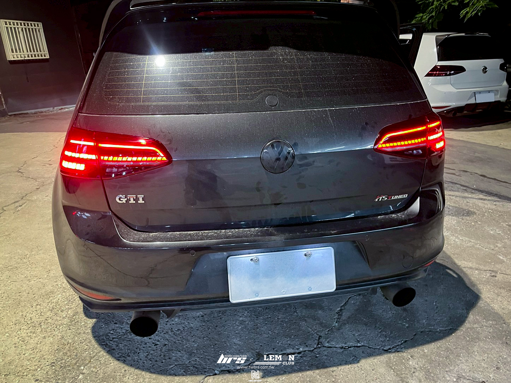 Volkswagen Golf 7 GTI 安裝 7改7.5代副廠流水LED尾燈