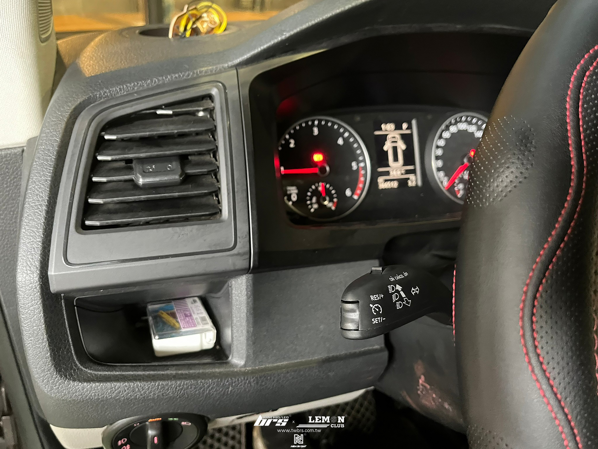 Volkswagen T6 安裝 定速撥桿