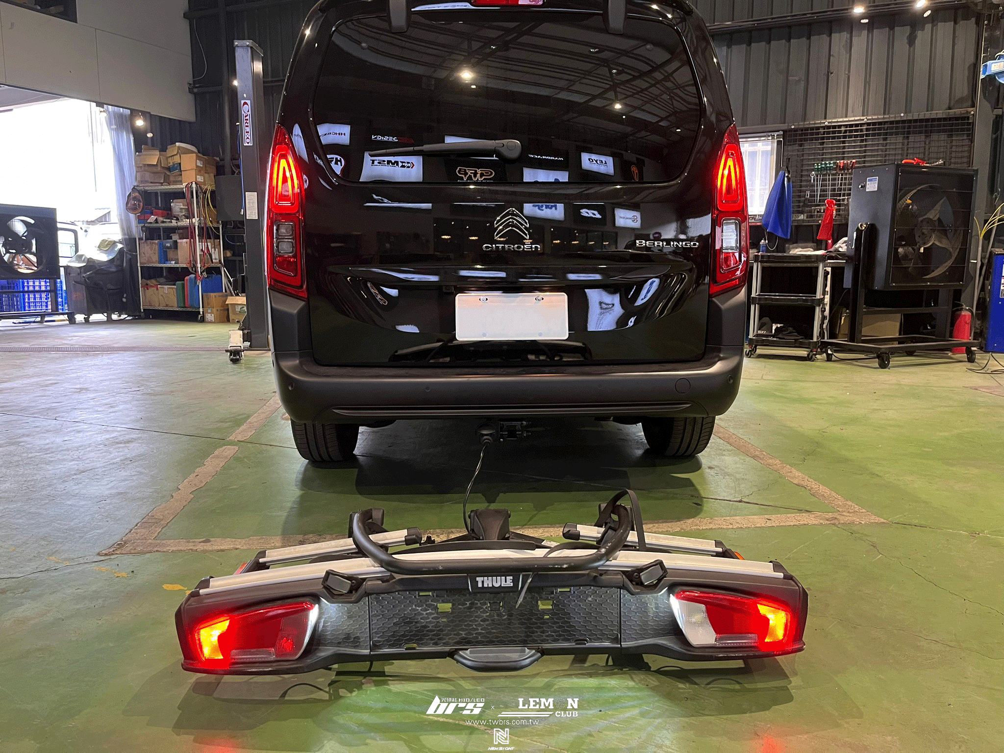 Citroen Berlingo 安裝 ORIS專用拖車勾+專用線組