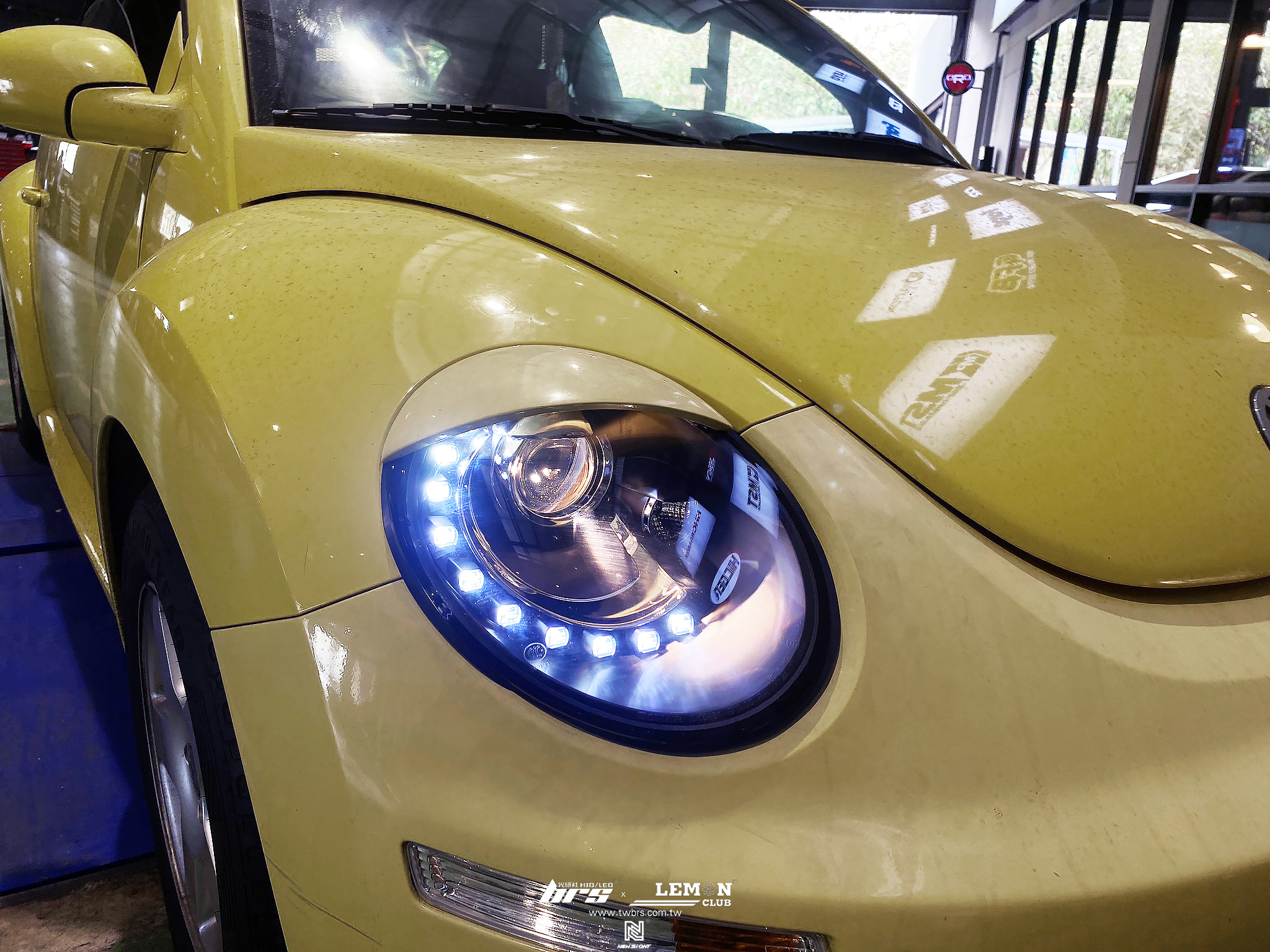 Volkswagen Beetle 安裝 金龜車大燈