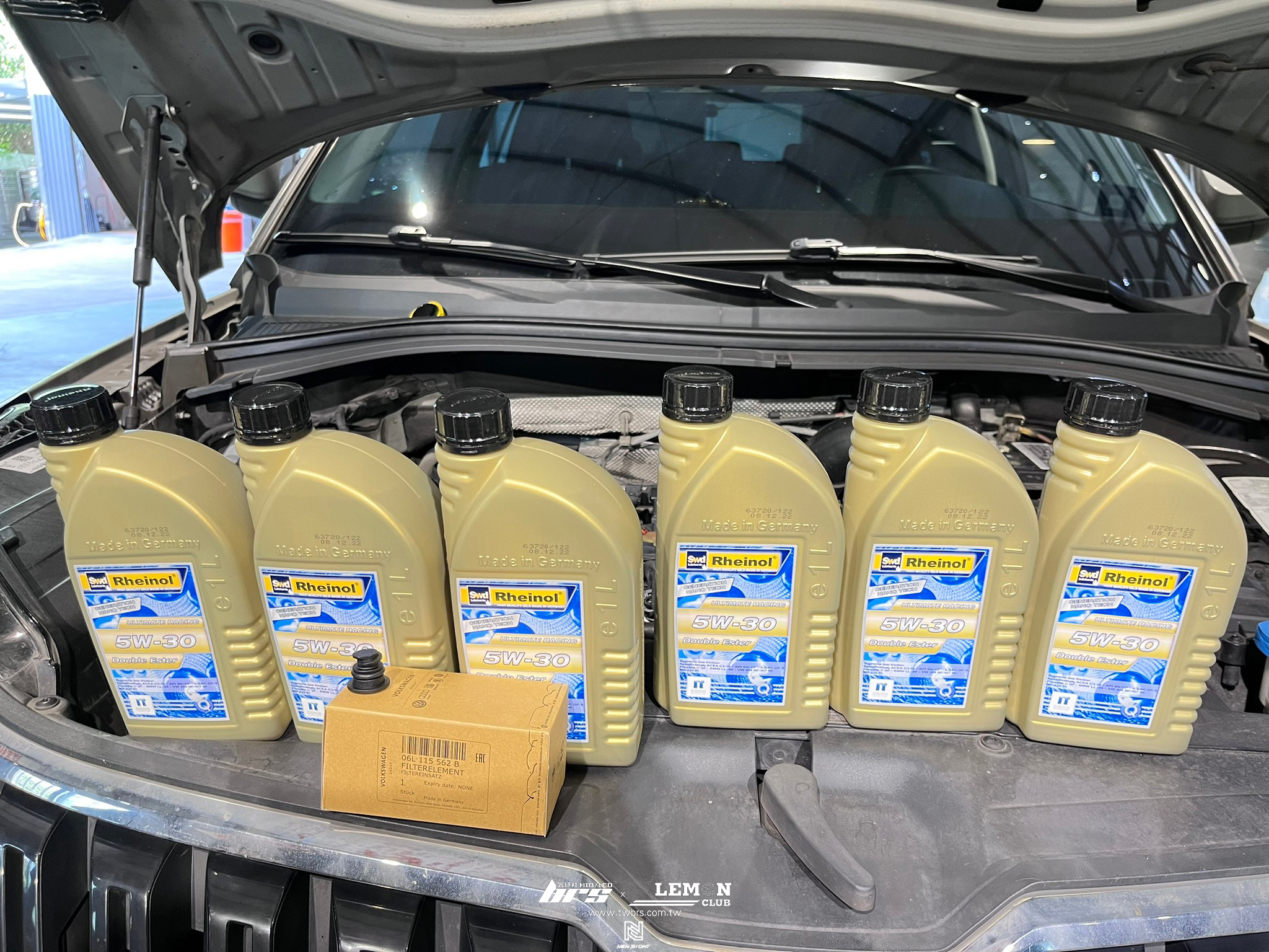 Skoda Kodiaq 保養(萊茵機油3W30+原廠機油芯+洩油螺絲)