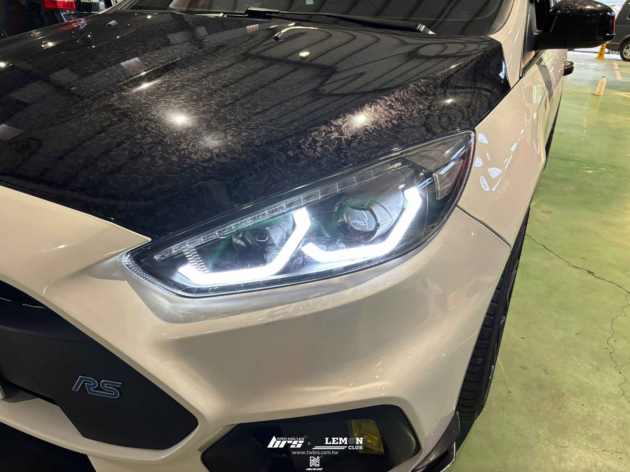 Ford Focus MK3.5 安裝 雙U全LED大燈總成