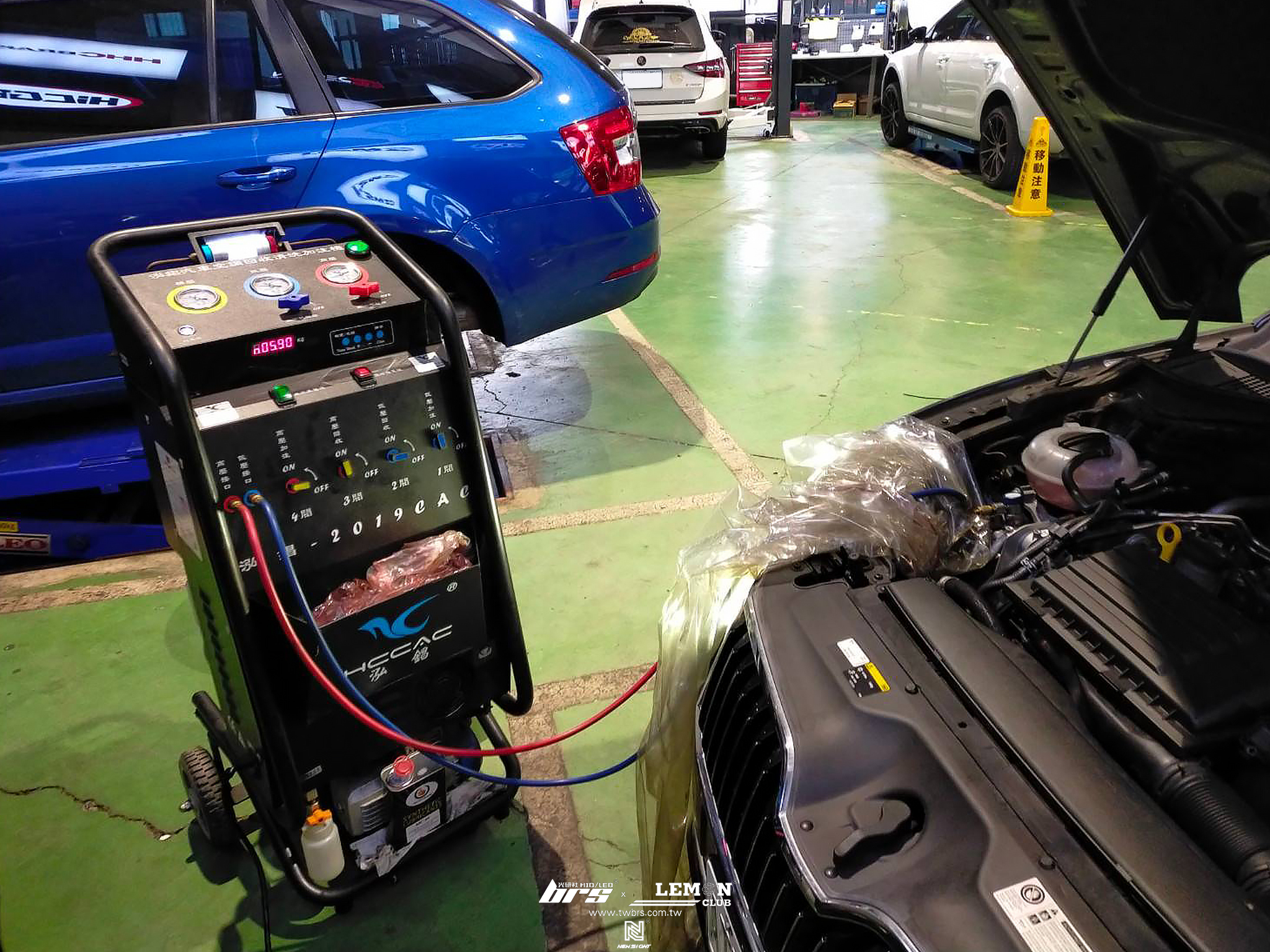 Skoda Superb 保養 冷氣清洗