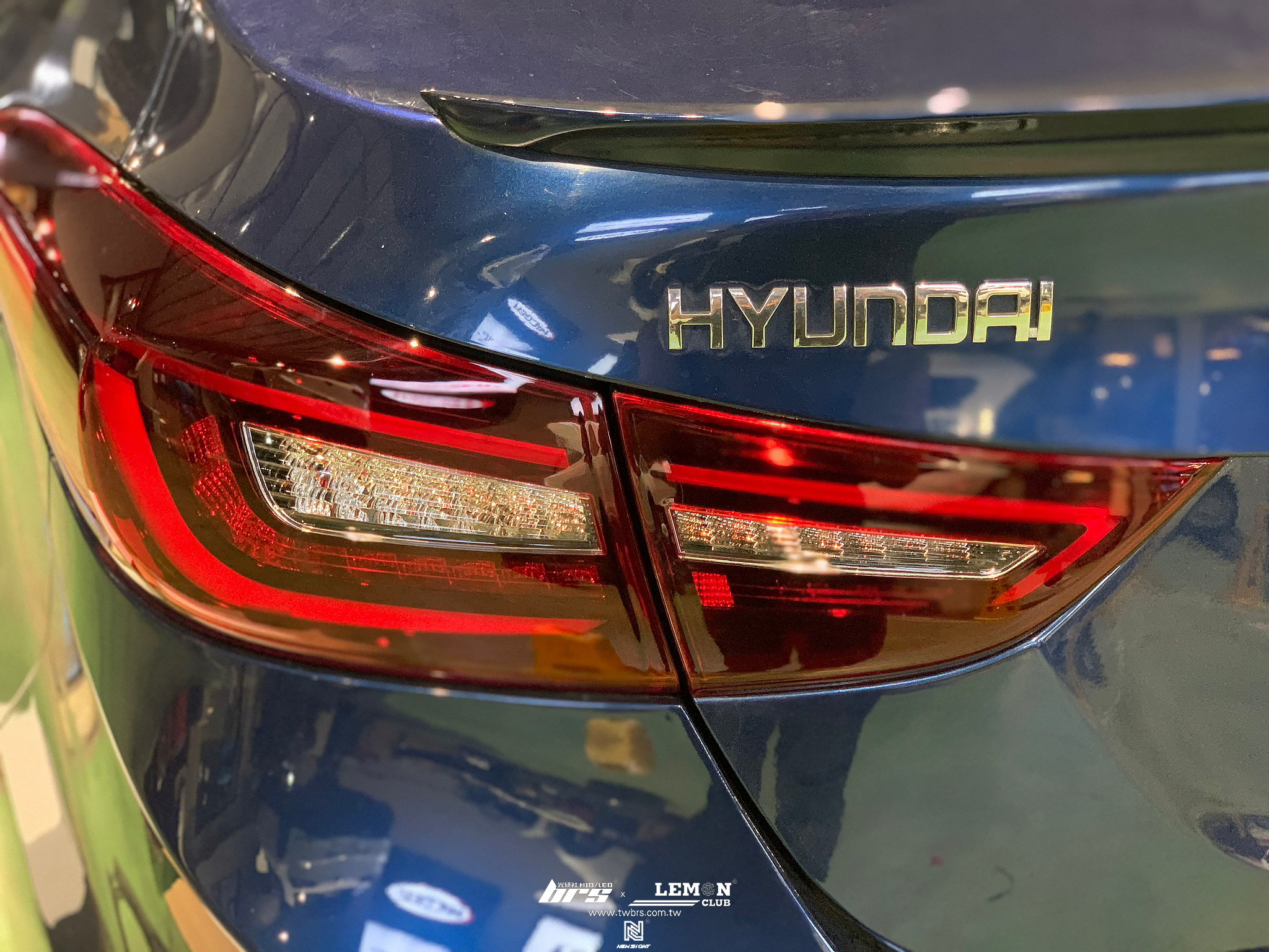 Hyundai Elantra 安裝 LED尾燈