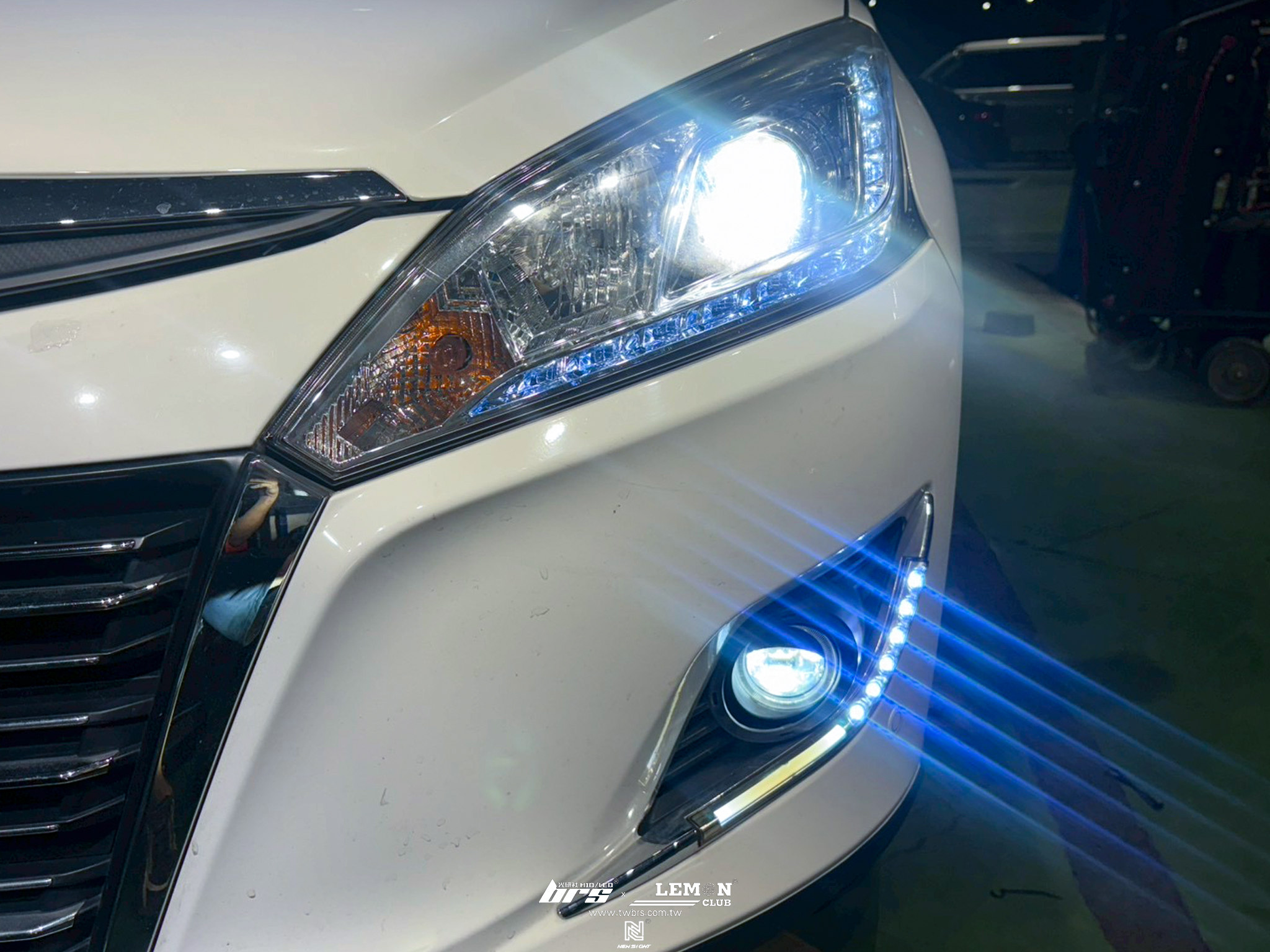 Luxgen U6 安裝 魚眼霧燈