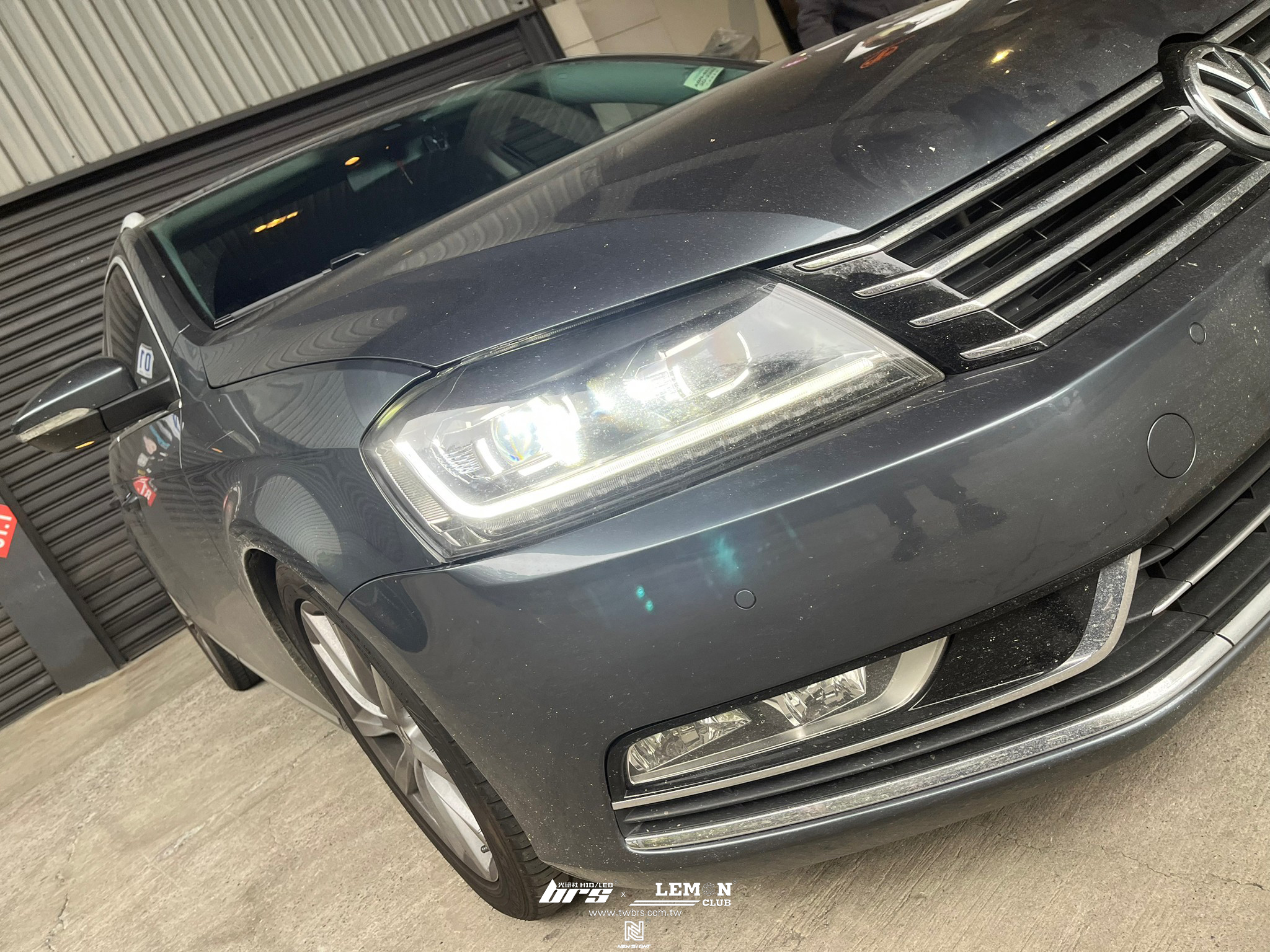 Volkswagen Passat B7 安裝 D2H 高階款 LED燈泡
