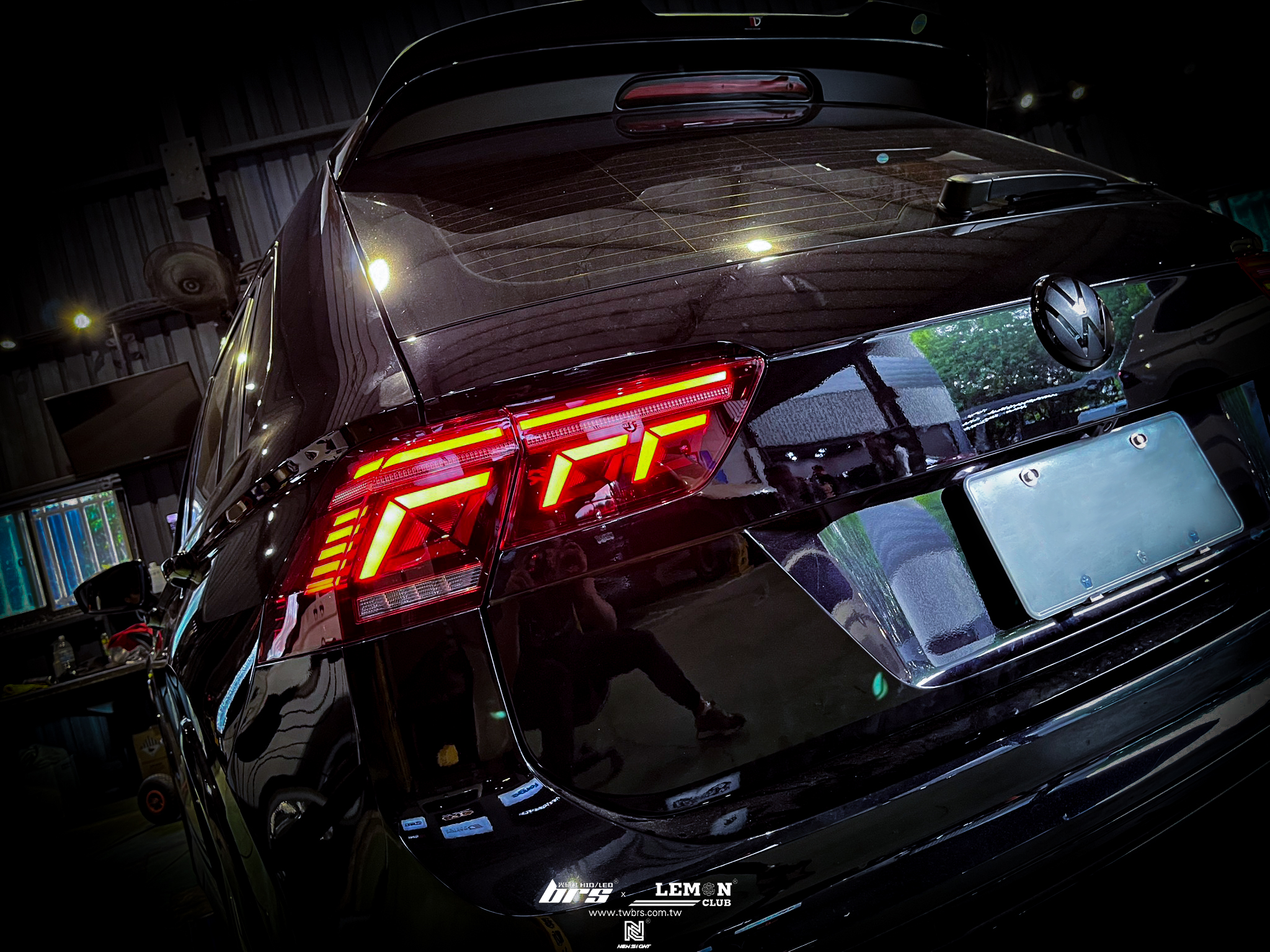 Volkswagen New Tiguan 安裝 21年式原廠動態尾燈