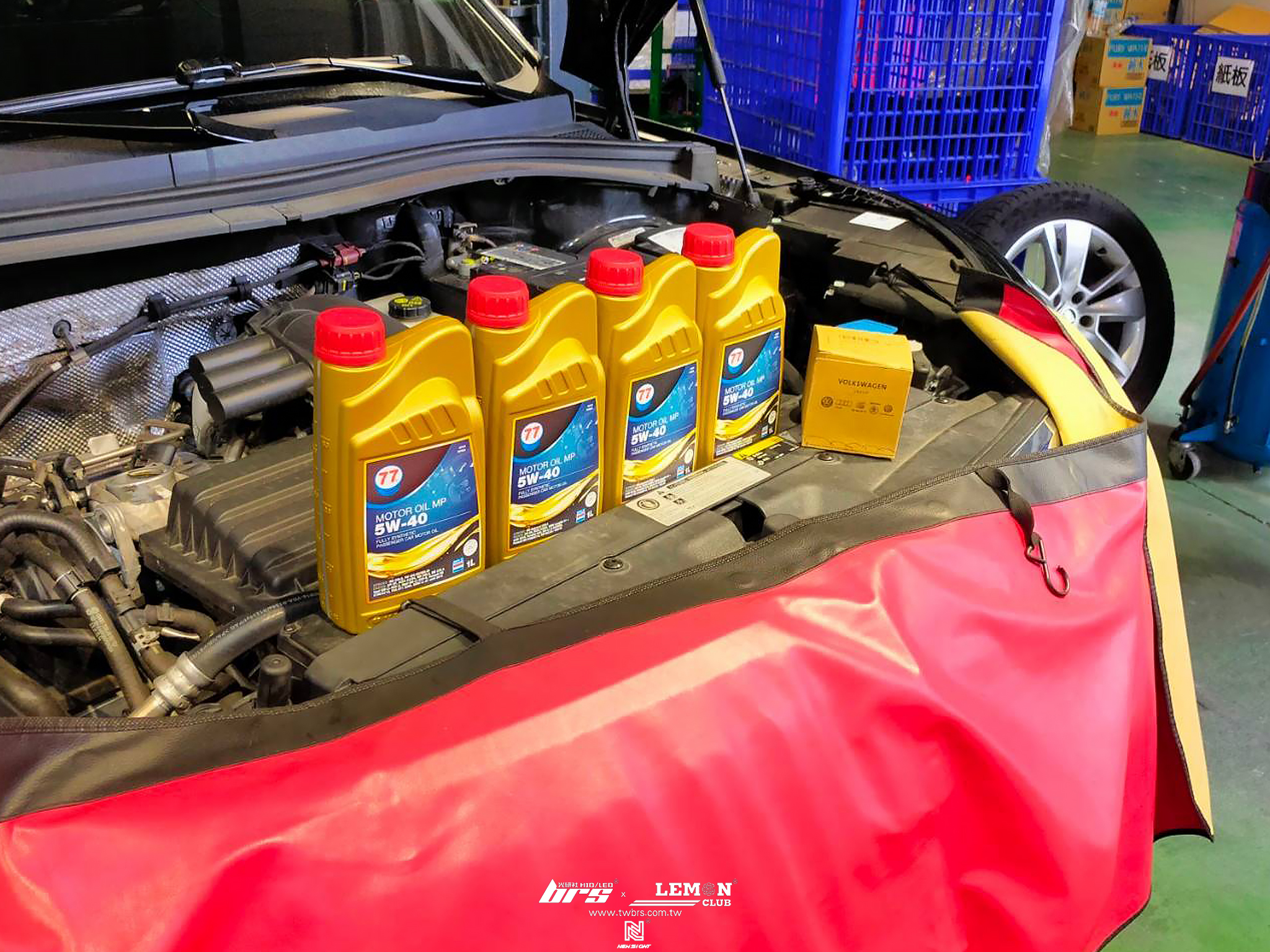 Skoda Kodiaq 保養(77 MOTOR MP 5W30機油+原廠變速箱濾芯+原廠變速箱油+原廠進氣濾芯+外皮帶)+節氣門清洗