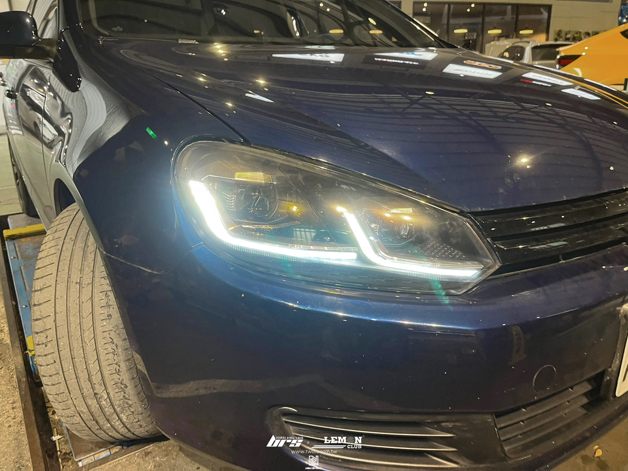 Volkswagen Golf 6 安裝 日行燈模組