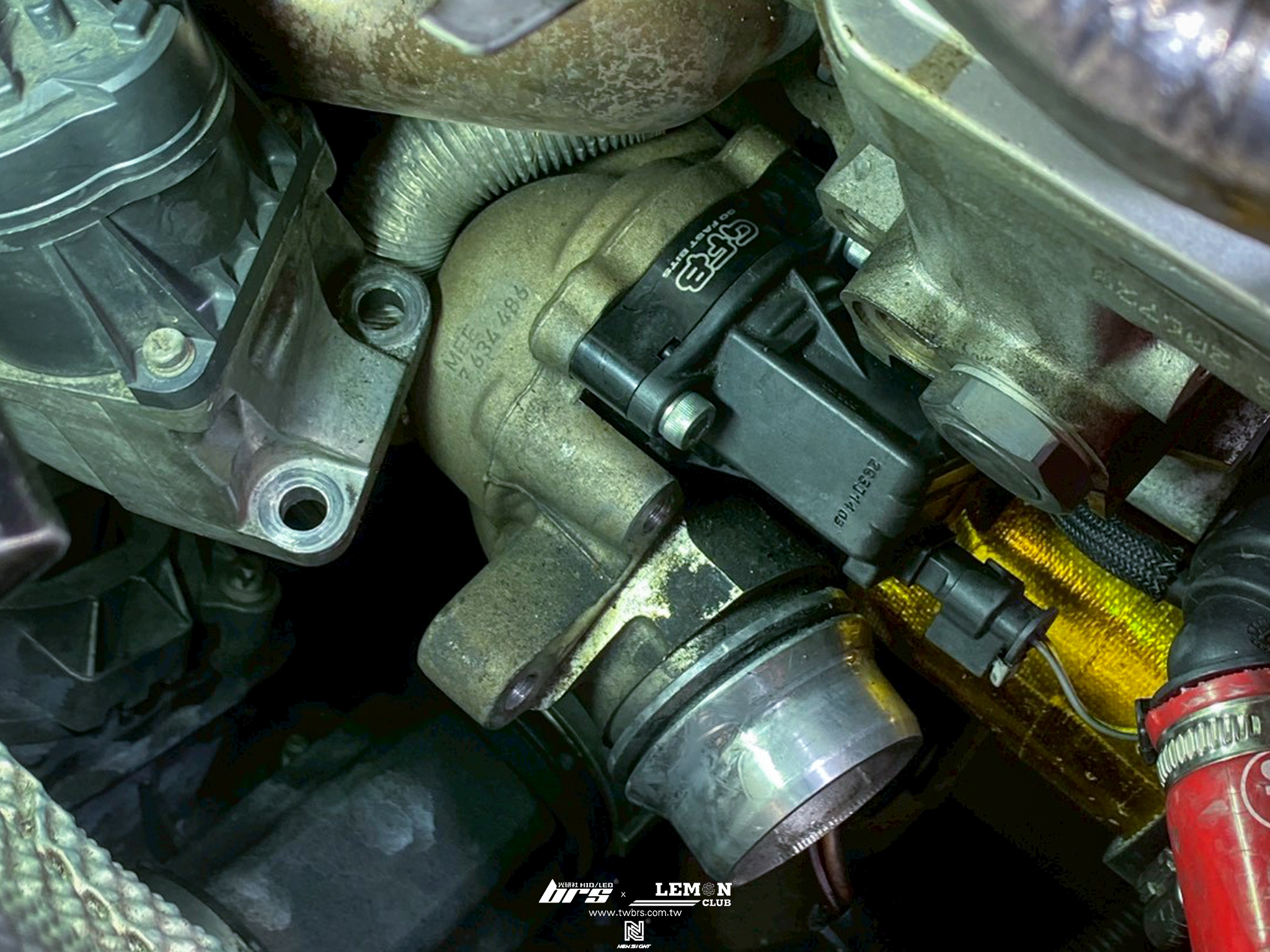 BMW 328GT 安裝 GFB DV+ 電子內洩式強化洩壓閥