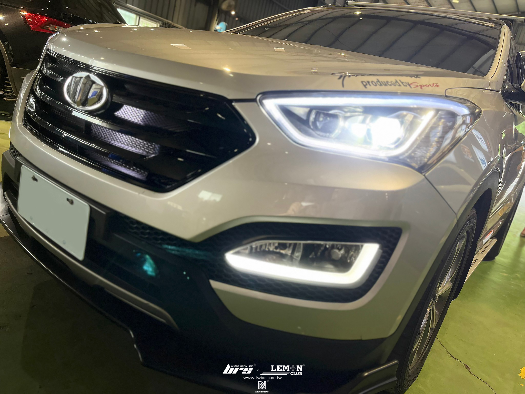 Hyundai IX35 安裝 大燈HIGHLIGHT SE款(一般款) 6000K LED(L邊)