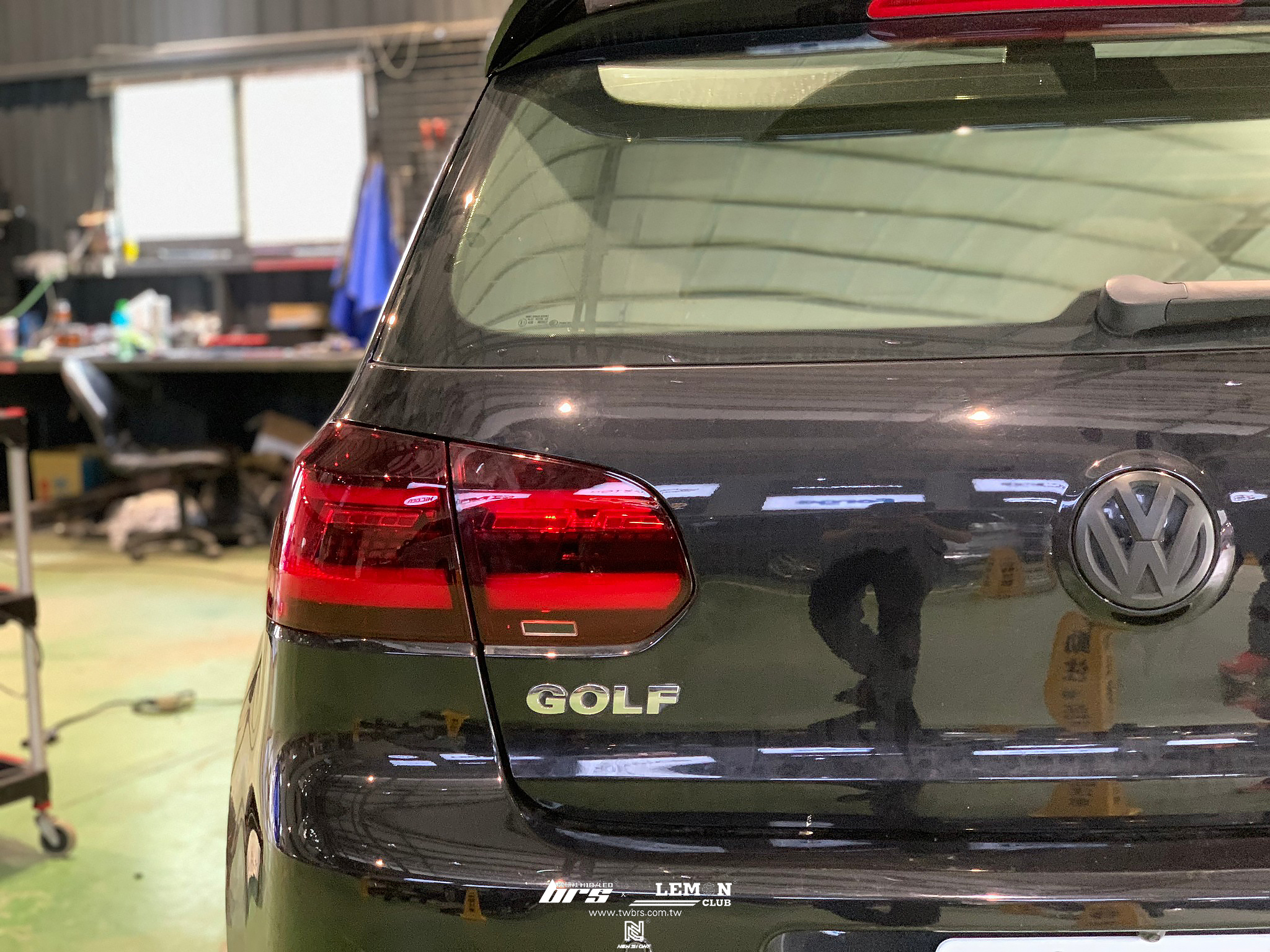 Volkswagen Golf 6 安裝 仿8代尾燈
