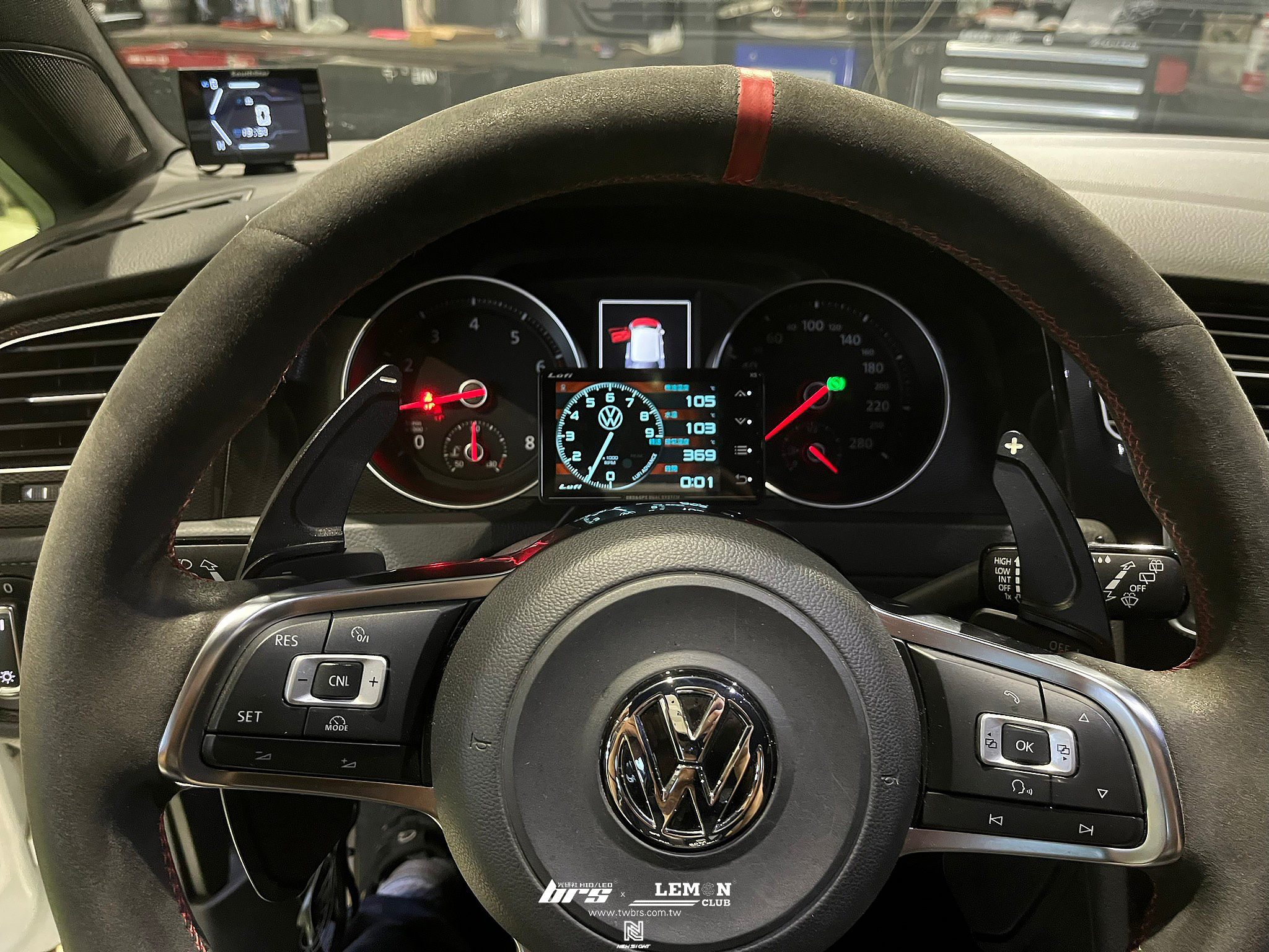 Volkswagen Golf 7 安裝 LUFI多功能顯示器(三代)
