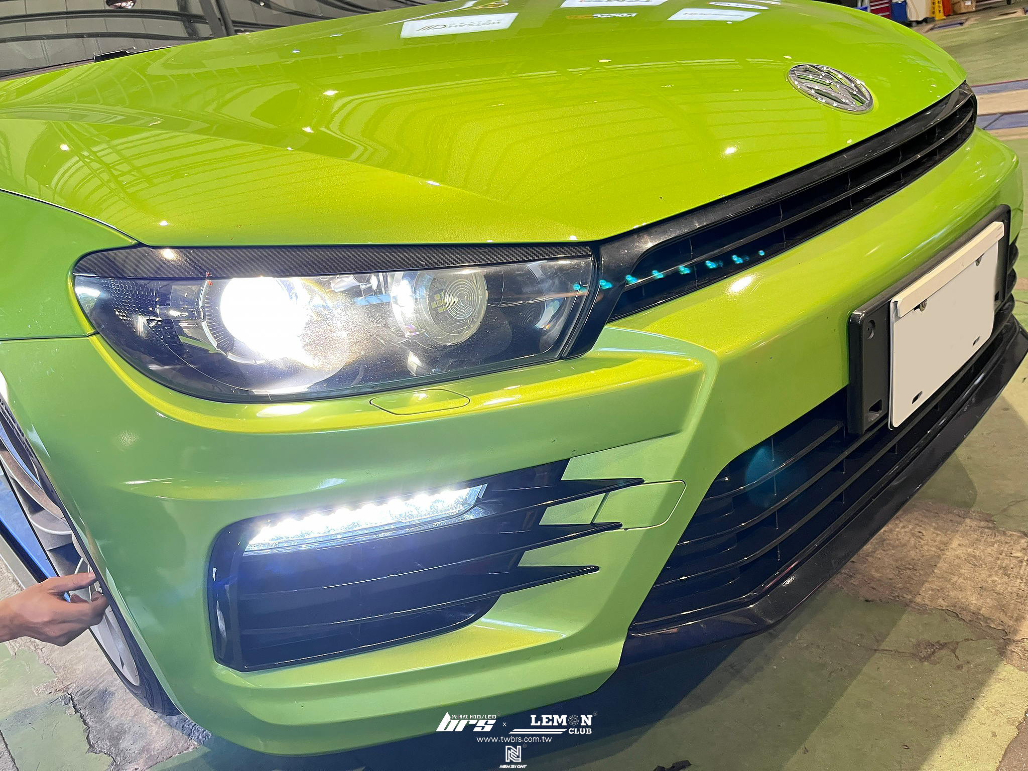 Volkswagen Scirocco 安裝 日行燈
