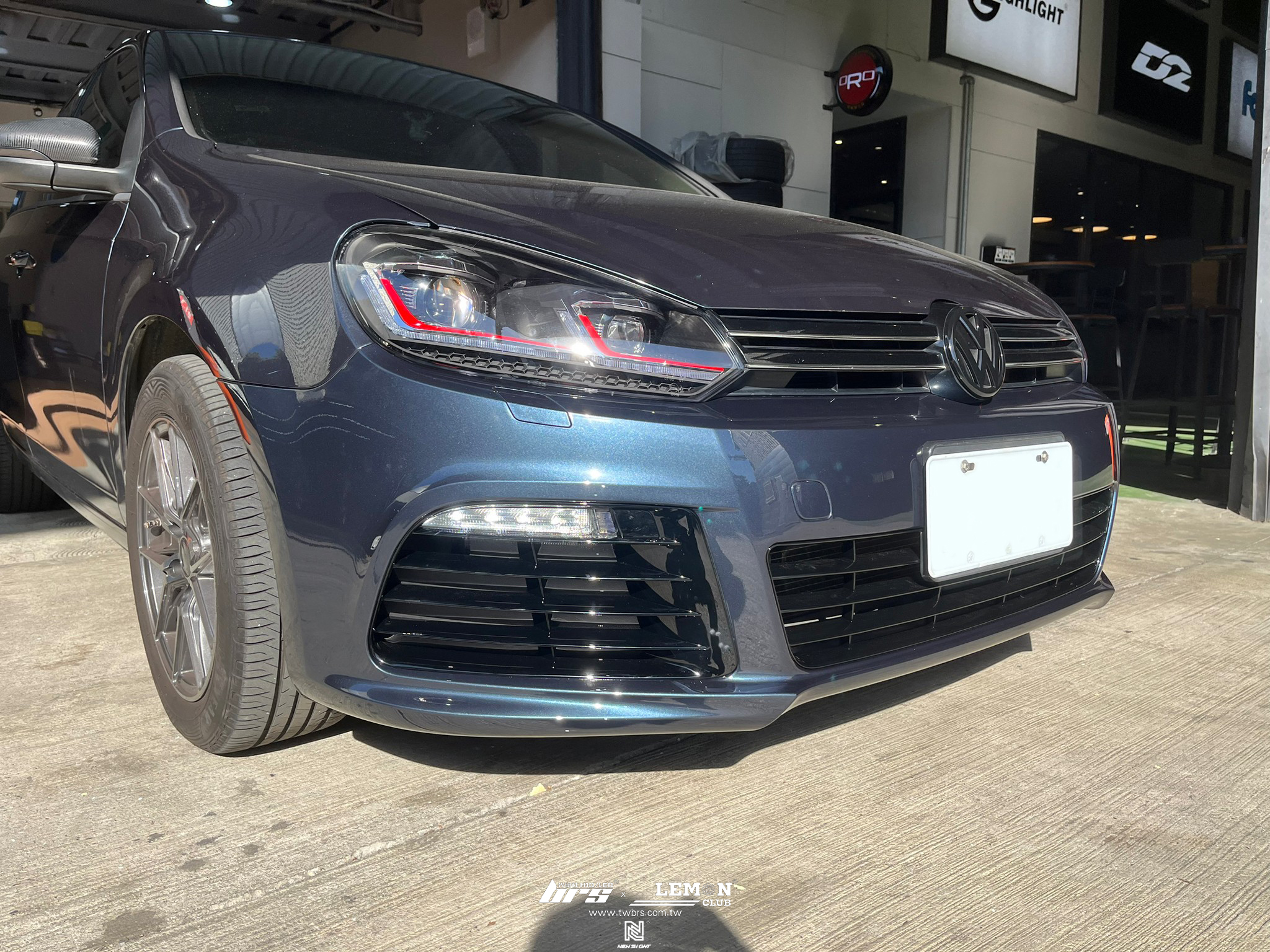 Volkswagen Golf 6 安裝 R20前保桿