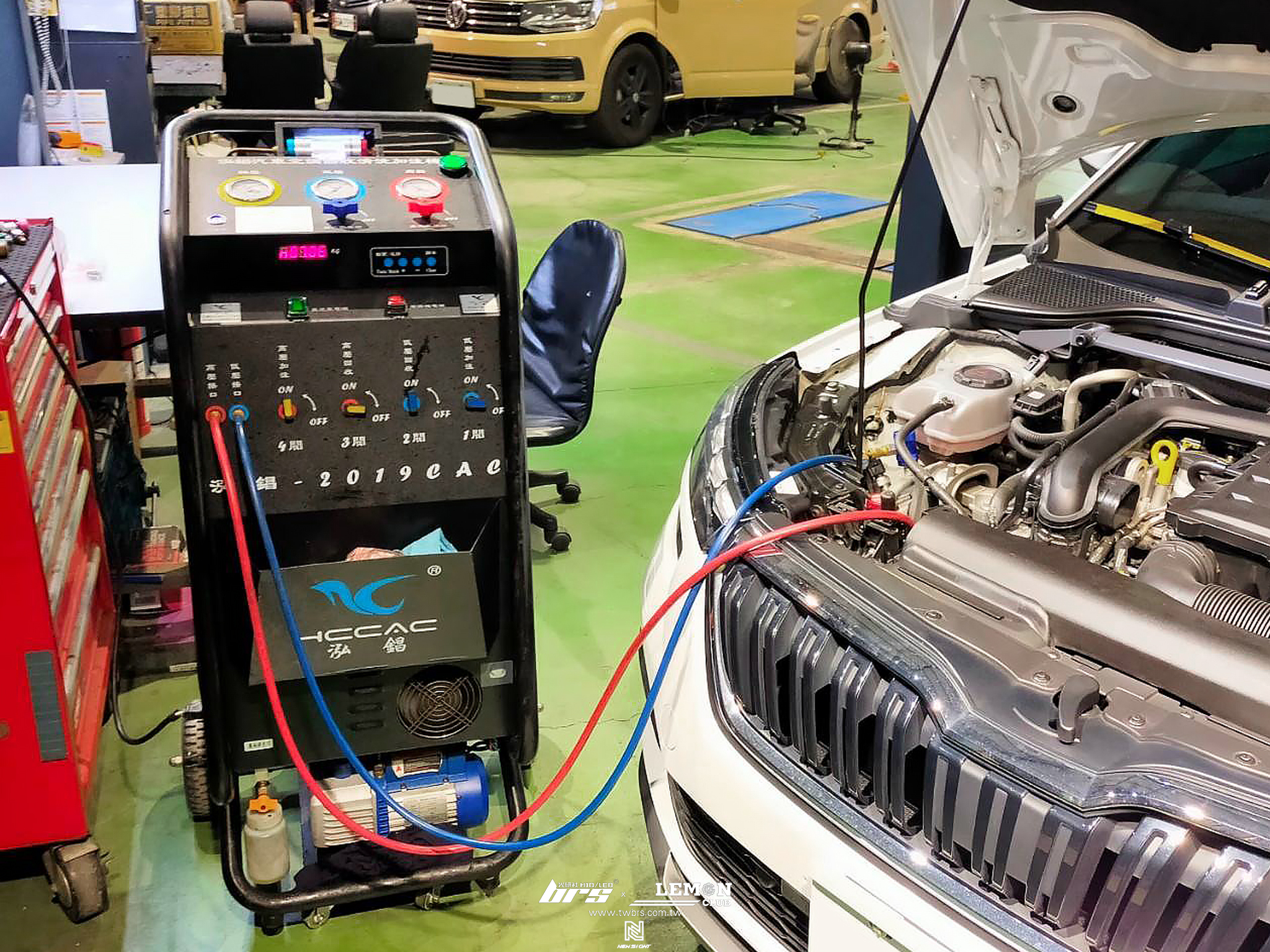 Skoda Kamiq 保養 冷氣清洗+冷凍油