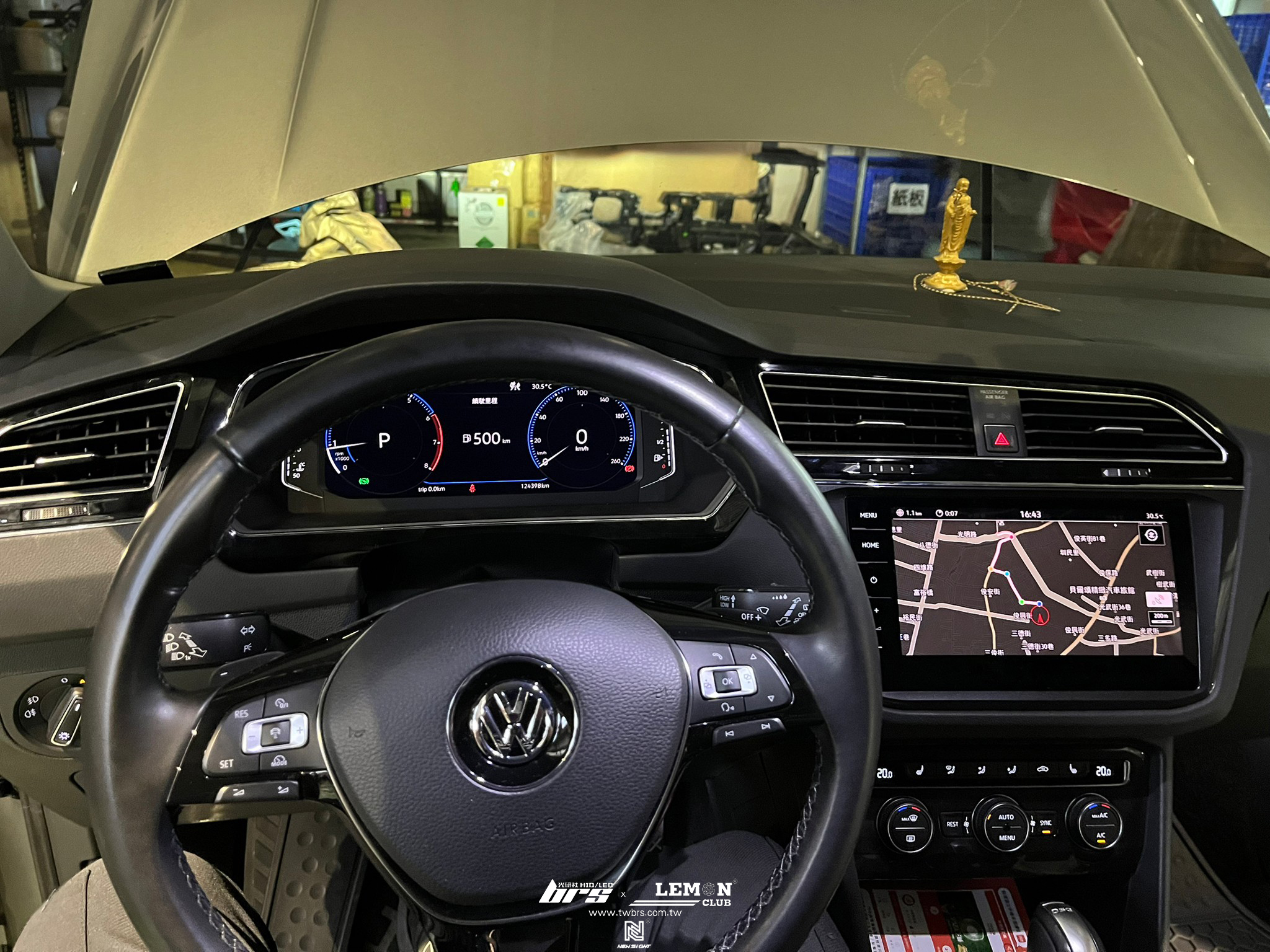 Volkswagen New Tiguan 安裝 原廠數位儀表板