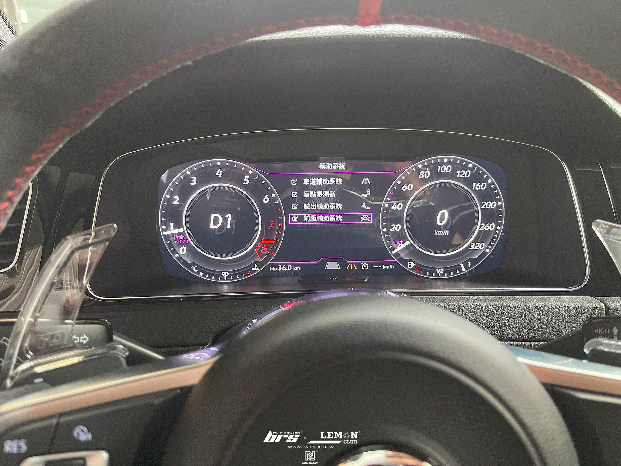 Volkswagen Golf 7.5 GTI 安裝 ACC主動巡航車距控制系統+車道保持系統+盲點偵測系統