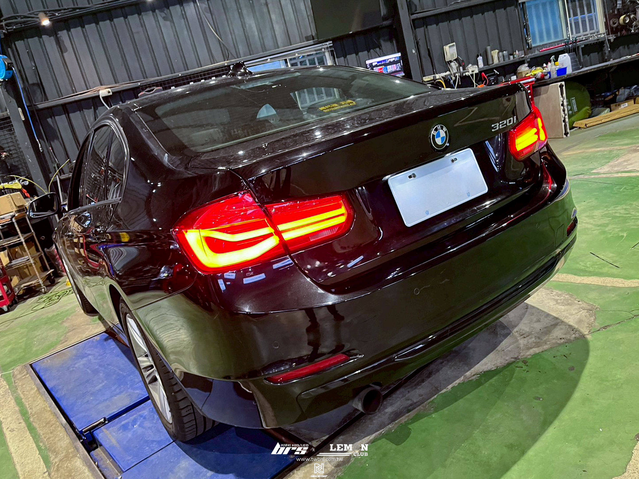BMW F30 安裝 類LCI流水LED尾燈